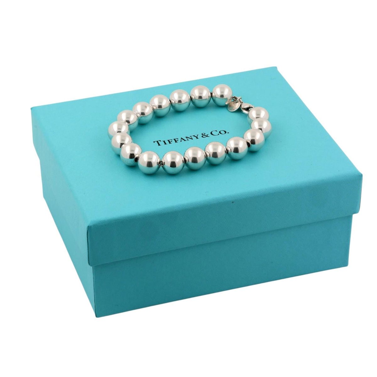 Tiffany & Co. HardWear Ball Bracelet Sterling Silver 10mm 7.5" Medium