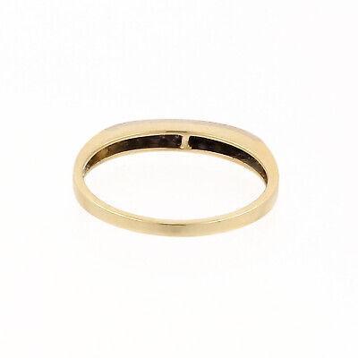 0.11 TW Diamond Half Eternity Band Ring Wedding Anniversary 14K Gold Size 8.75