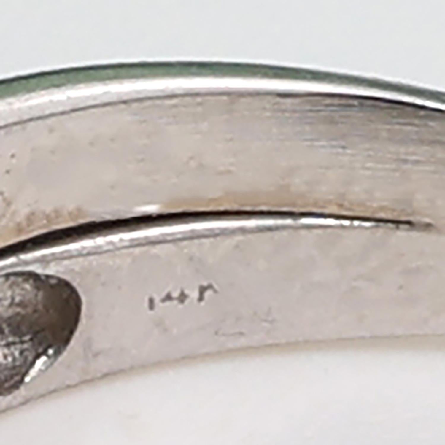 1.50 TW Solitaire Princess Cut Diamond Wedding Ring Set 14K White Gold Size 5.5