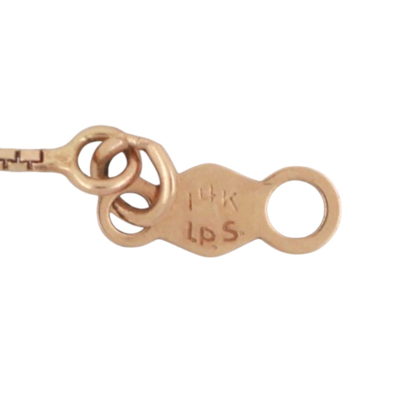 Cultured Akoya Pearl Station Necklace 14K Yellow Gold Box Chain 17.25" Ladies