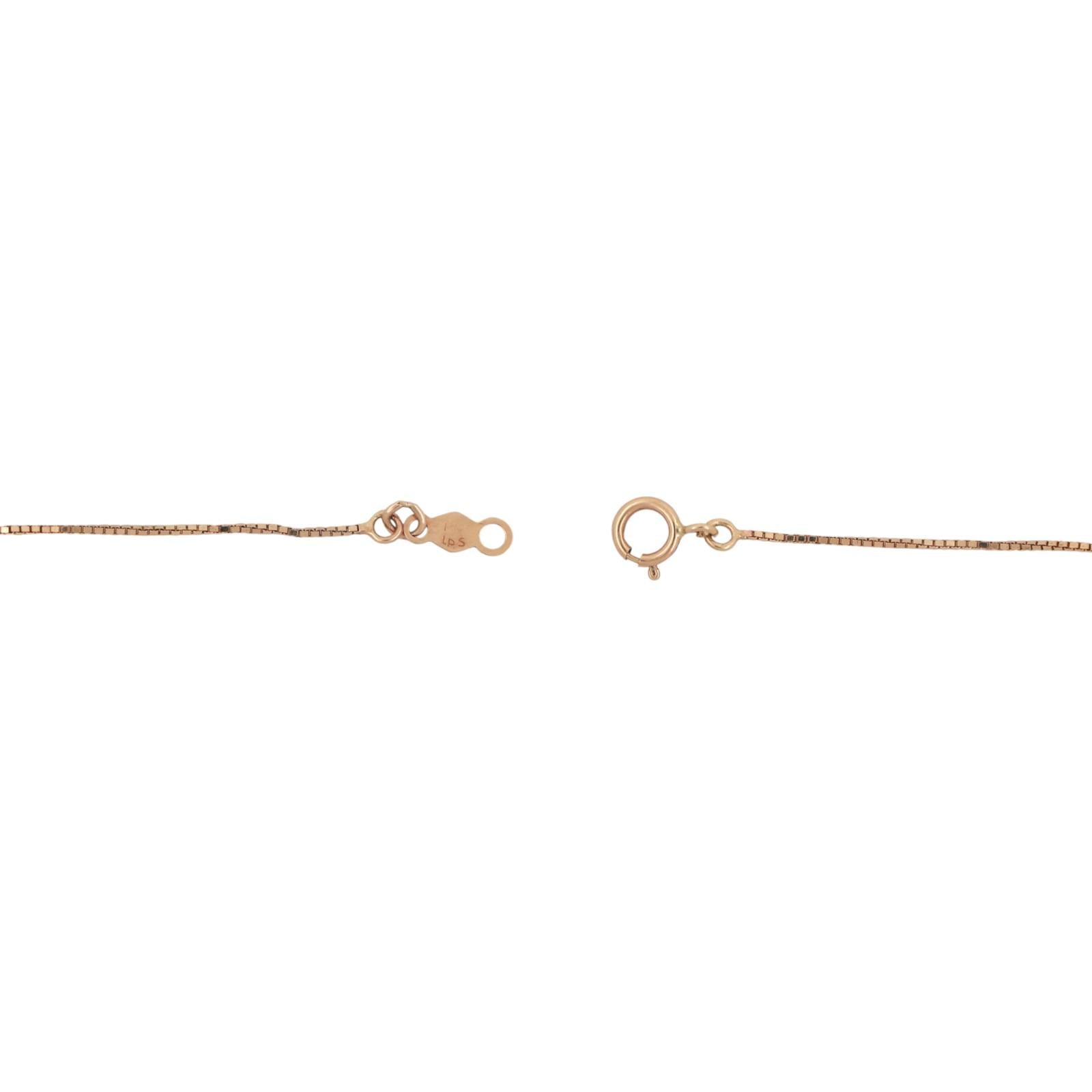 Cultured Akoya Pearl Station Necklace 14K Yellow Gold Box Chain 17.25" Ladies