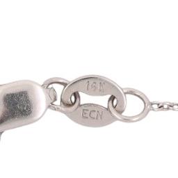 1.07 CT Solitaire Round Diamond Pendant Chain Necklace 14K White Gold 18"