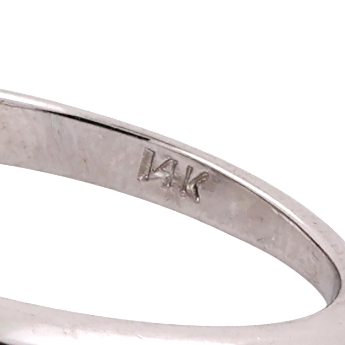 White Gold 0.25 CTW Natural Diamond Vintage Style Engagement Ring Size 6.25