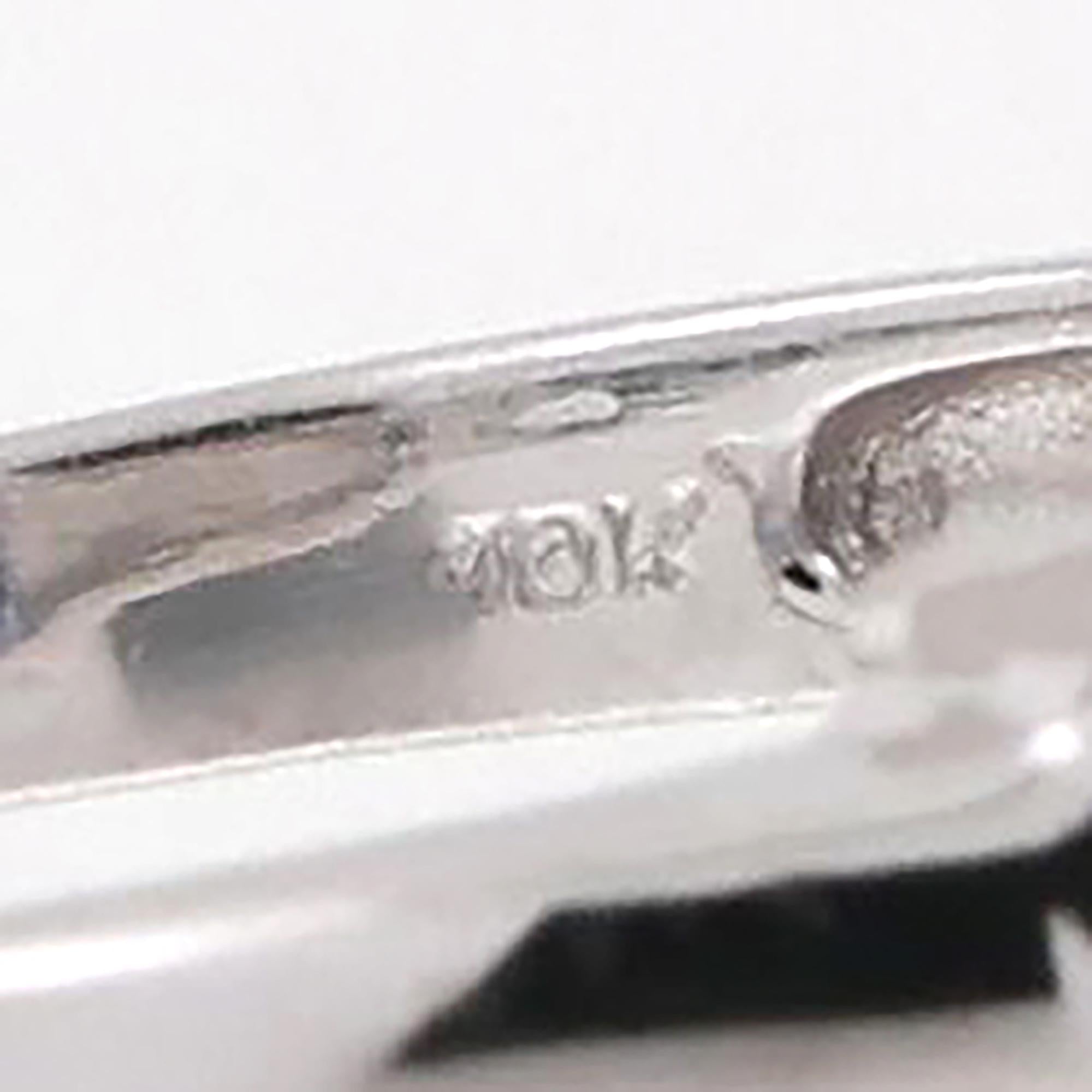 5-Stone Iolite Gemstone Band Ring 10K White Gold 3.14 CTW Emerald Cut Gems SZ 7