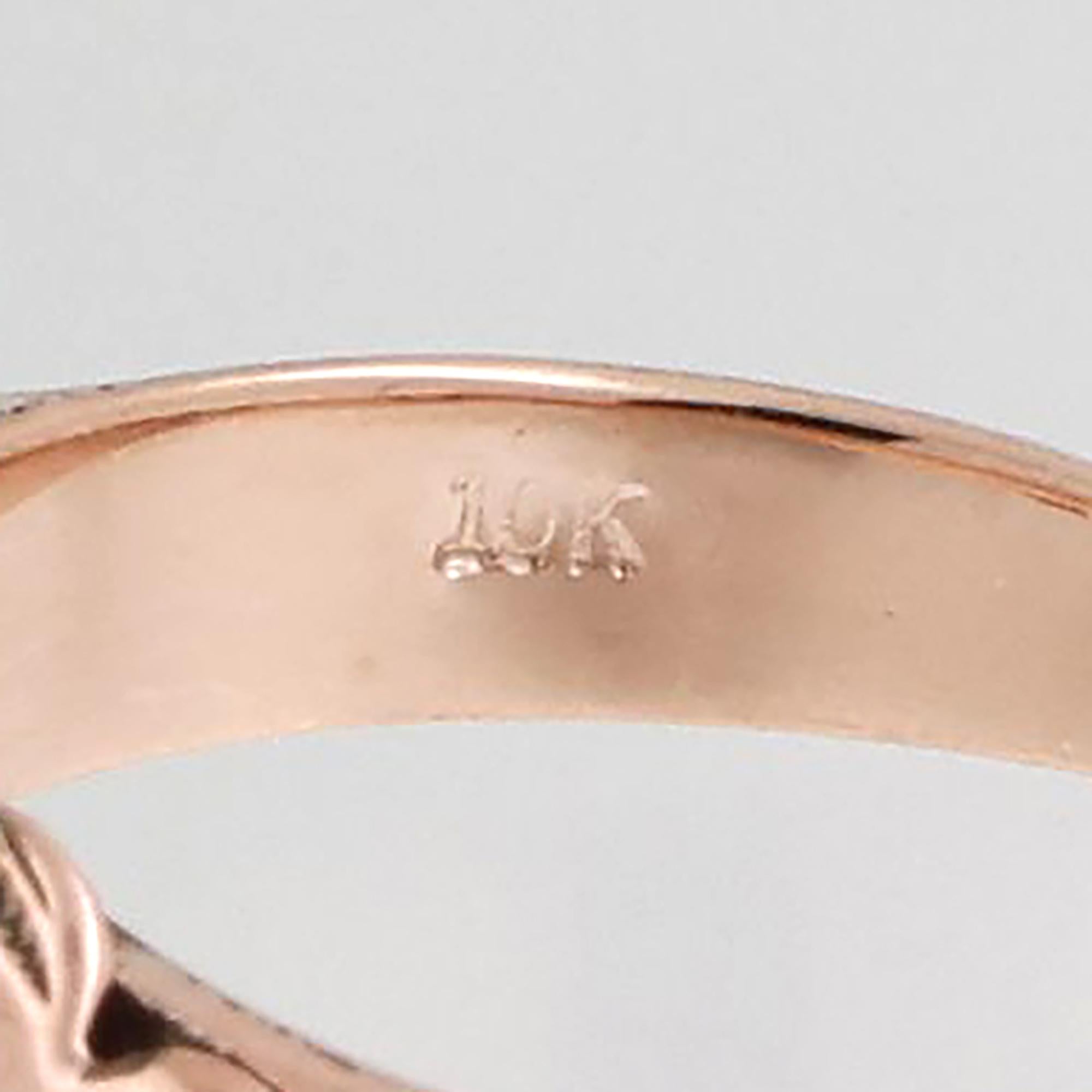 Vintage Akoya Pearl Solitaire Ring 10K Yellow Gold Size 5.75 Ladies Estate