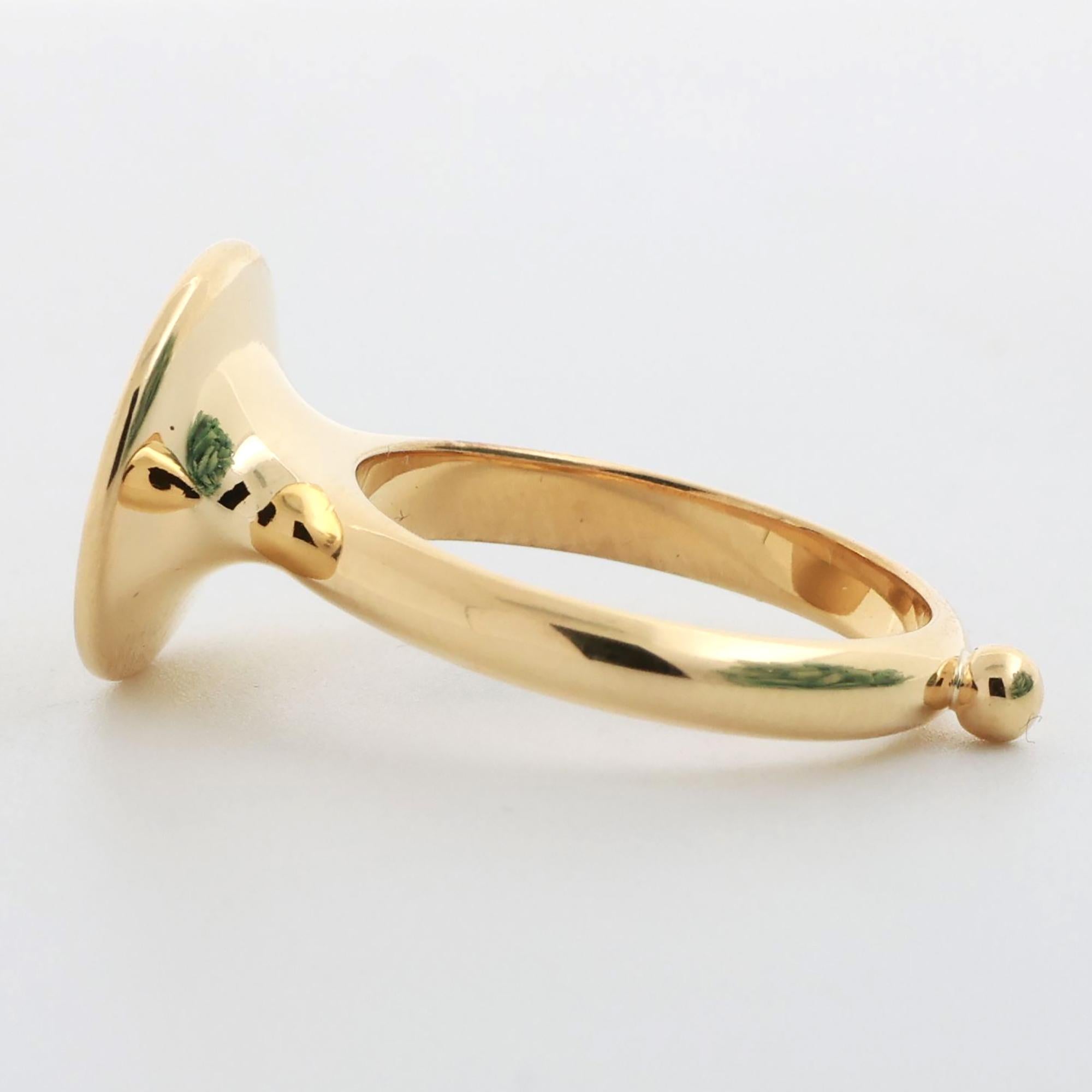 Temple St. Clair Sorcerer Ring 18K Yellow Gold Size 6.75 Ladies Estate