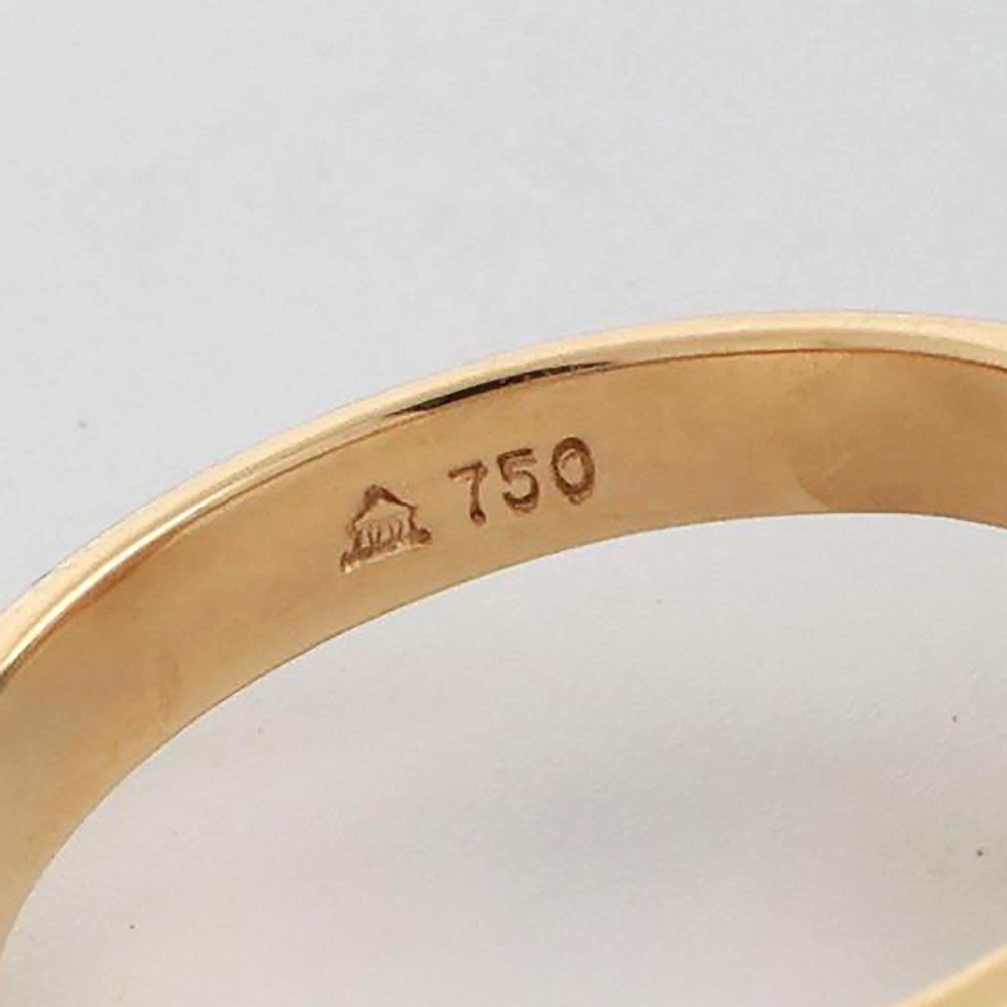 Temple St. Clair Sorcerer Ring 18K Yellow Gold Size 6.75 Ladies Estate