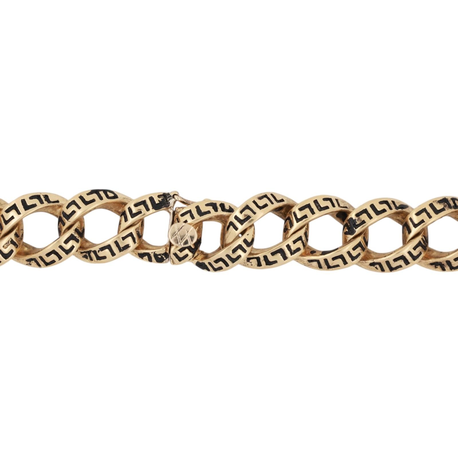 18K Gold Diamond Medusa Necklace 6.50 CTW G VS Black Onyx Heavy 207g Estate