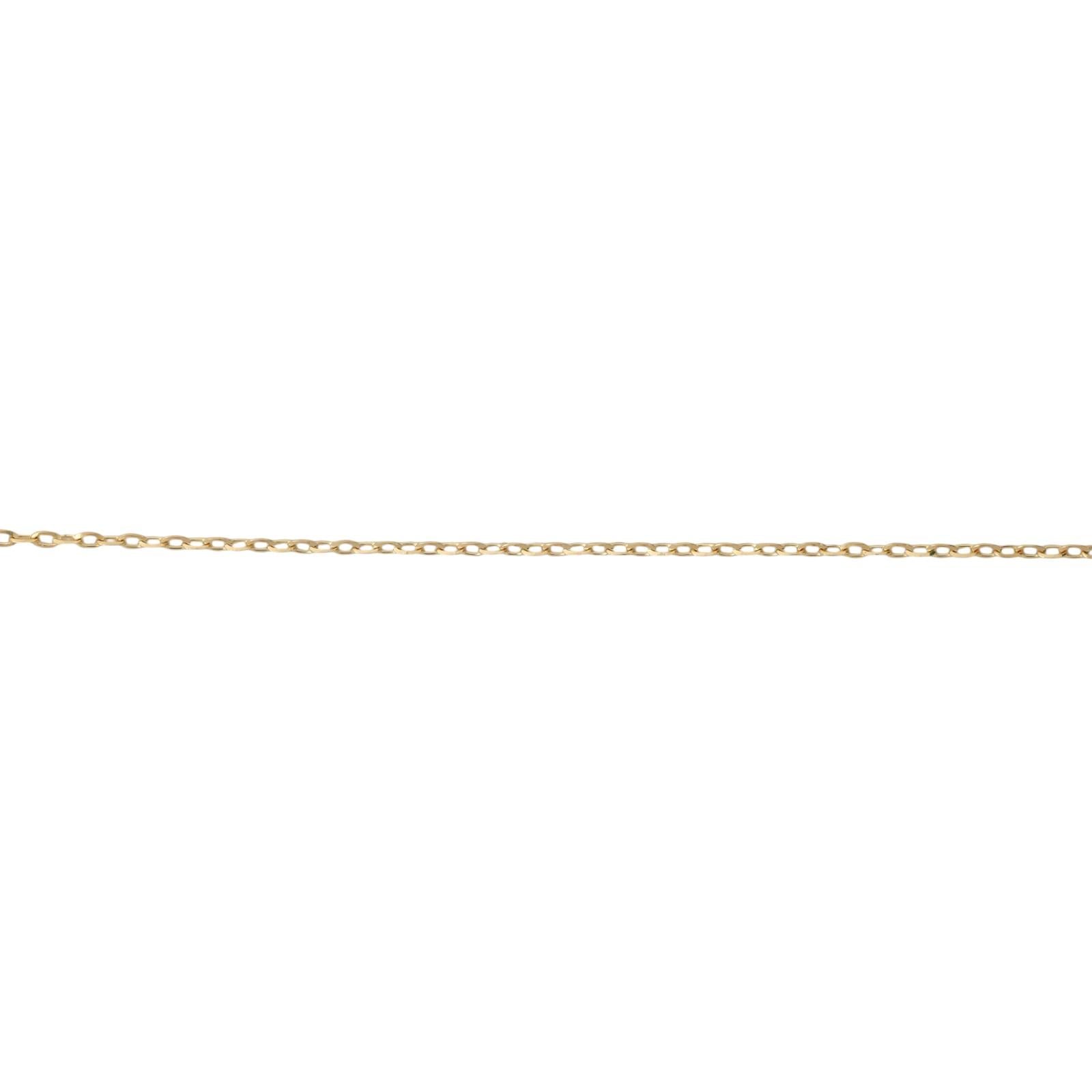 Reversible Blue Diamond Cross Pendant Chain Necklace 14K Gold 0.66 TW 18" Estate