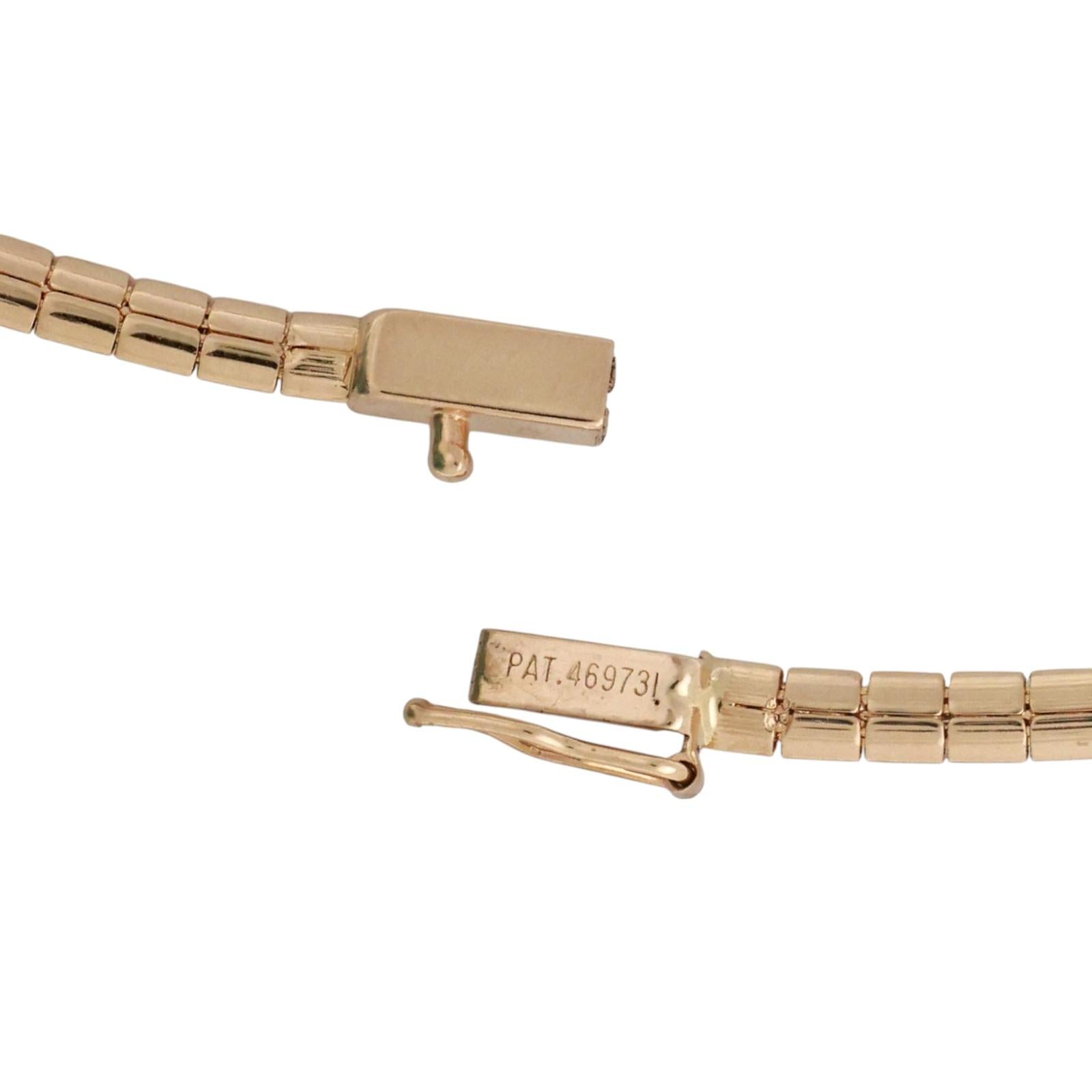 Sapphire Diamond Y-Drop Omega Chain Necklace 14K Yellow Gold 1.71 CTW 16" Ladies