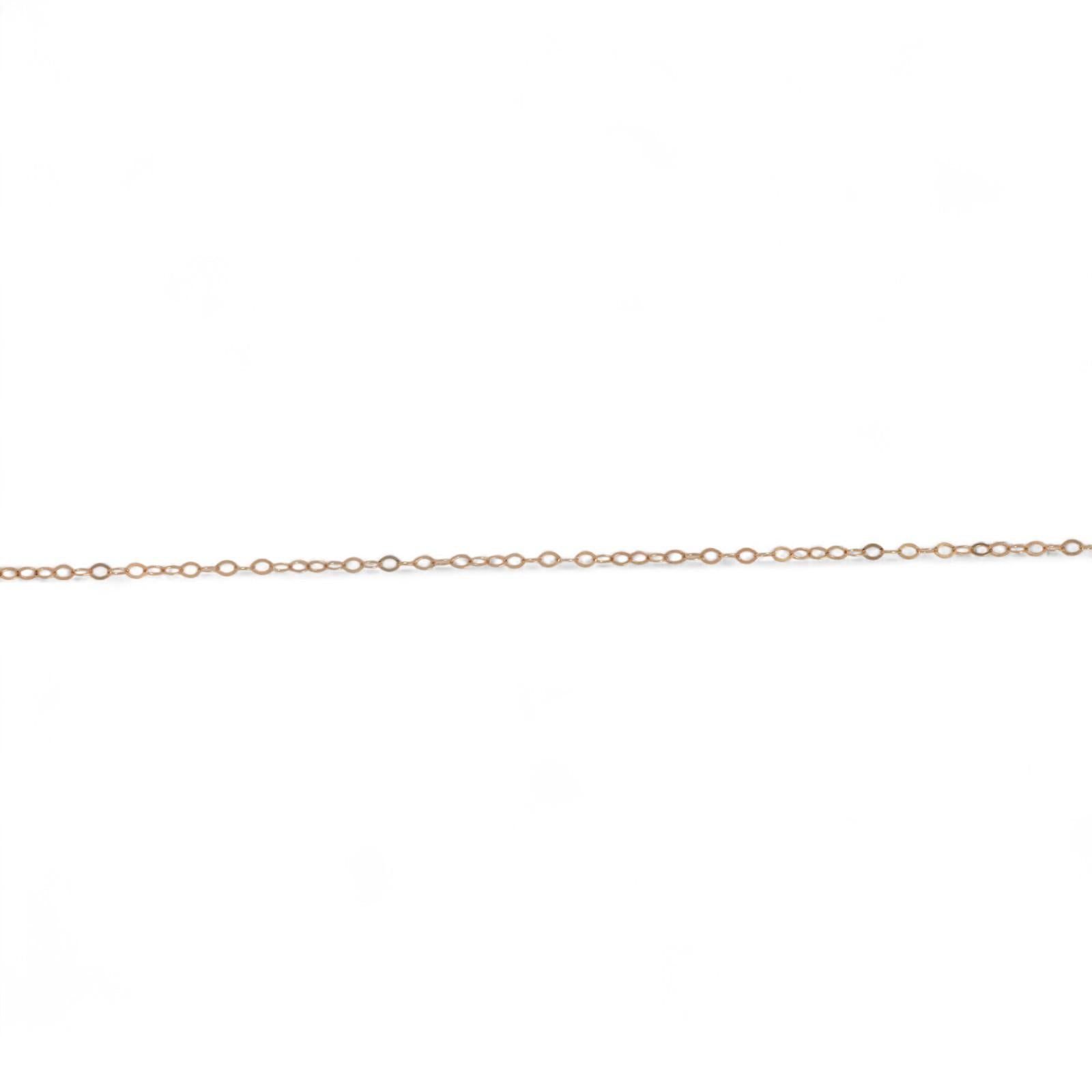 Accent Diamond Heart Pendant Chain Necklace 14K Yellow Gold 16" Ladies
