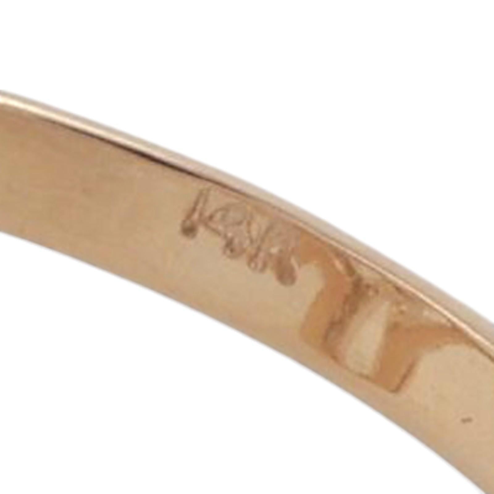 0.30 TW Diamond Filigree Full Finger Ring 14K Yellow Gold Size 7 Ladies Estate