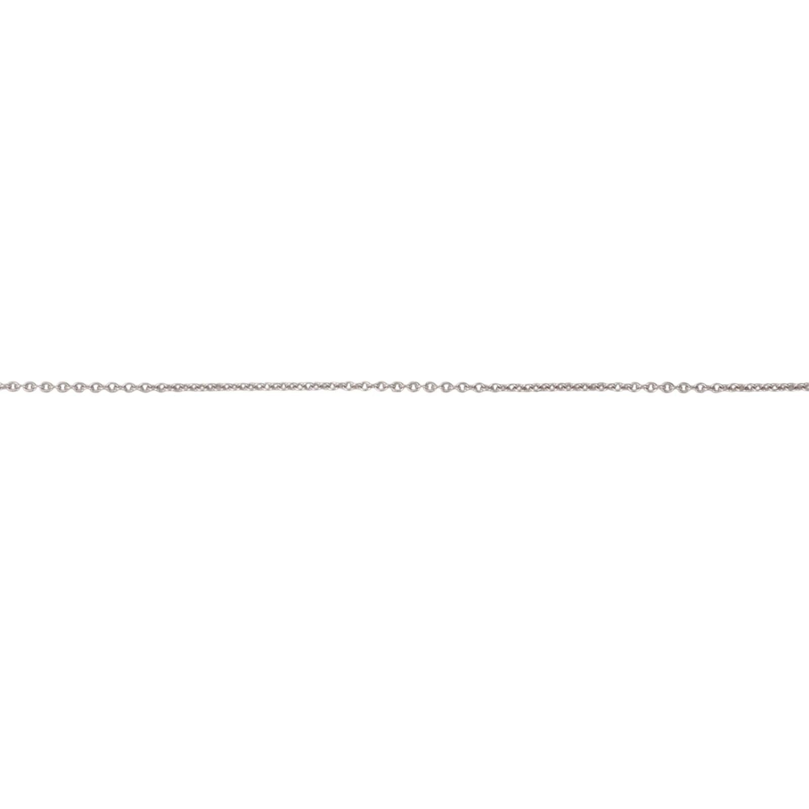 Roberto Coin Letter O Tiny Treasure Diamond Pendant Chain Necklace 18K Gold