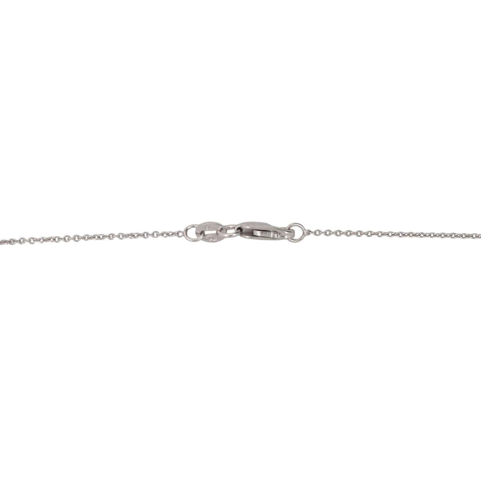 Roberto Coin Letter N Tiny Treasure Diamond Pendant Chain Necklace 18K Gold