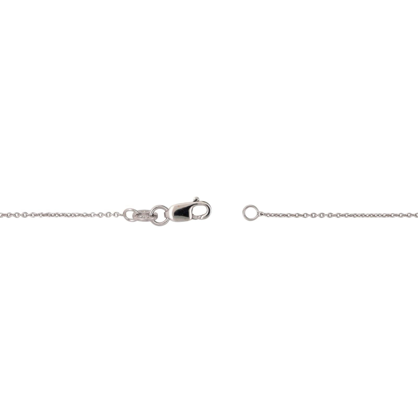 Roberto Coin Letter N Tiny Treasure Diamond Pendant Chain Necklace 18K Gold