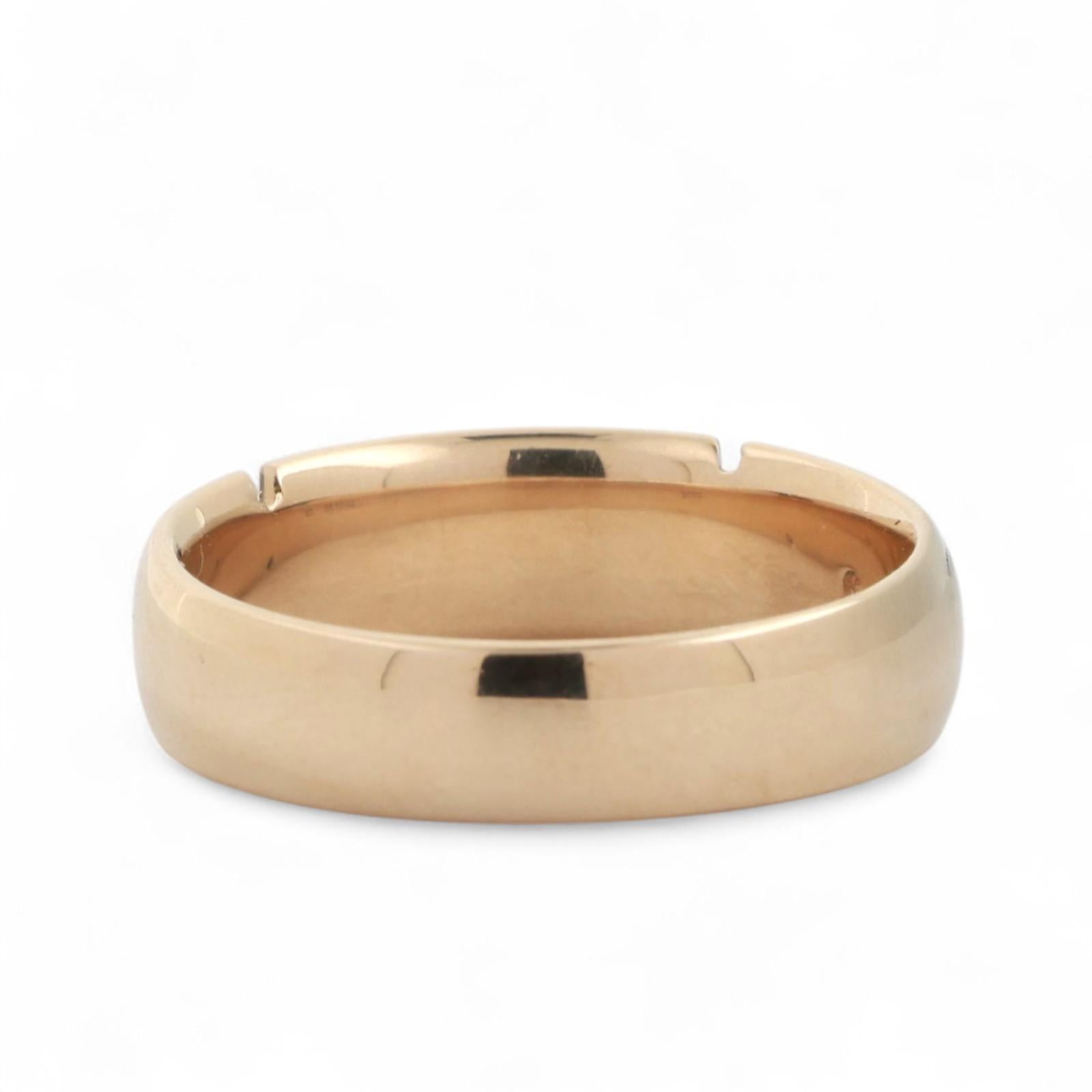 Bagley And Hotchkiss Opal Inlay Band Ring 14K Yellow Gold Size 10.5 Unisex