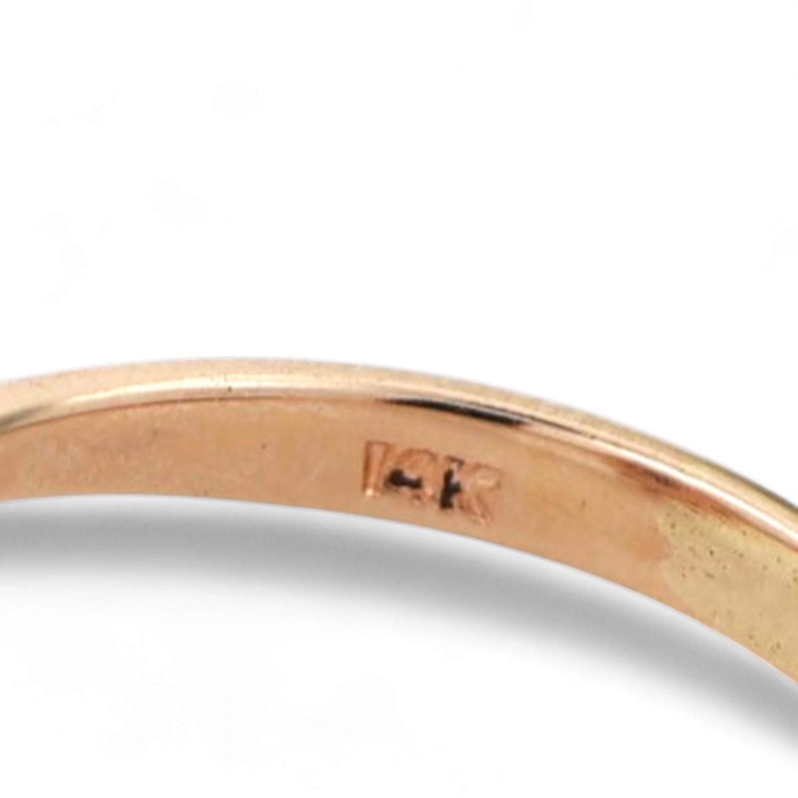 Sapphire Halo Diamond Cocktail Ring 14K Yellow Gold 0.95 CTW Size 5.5 Ladies