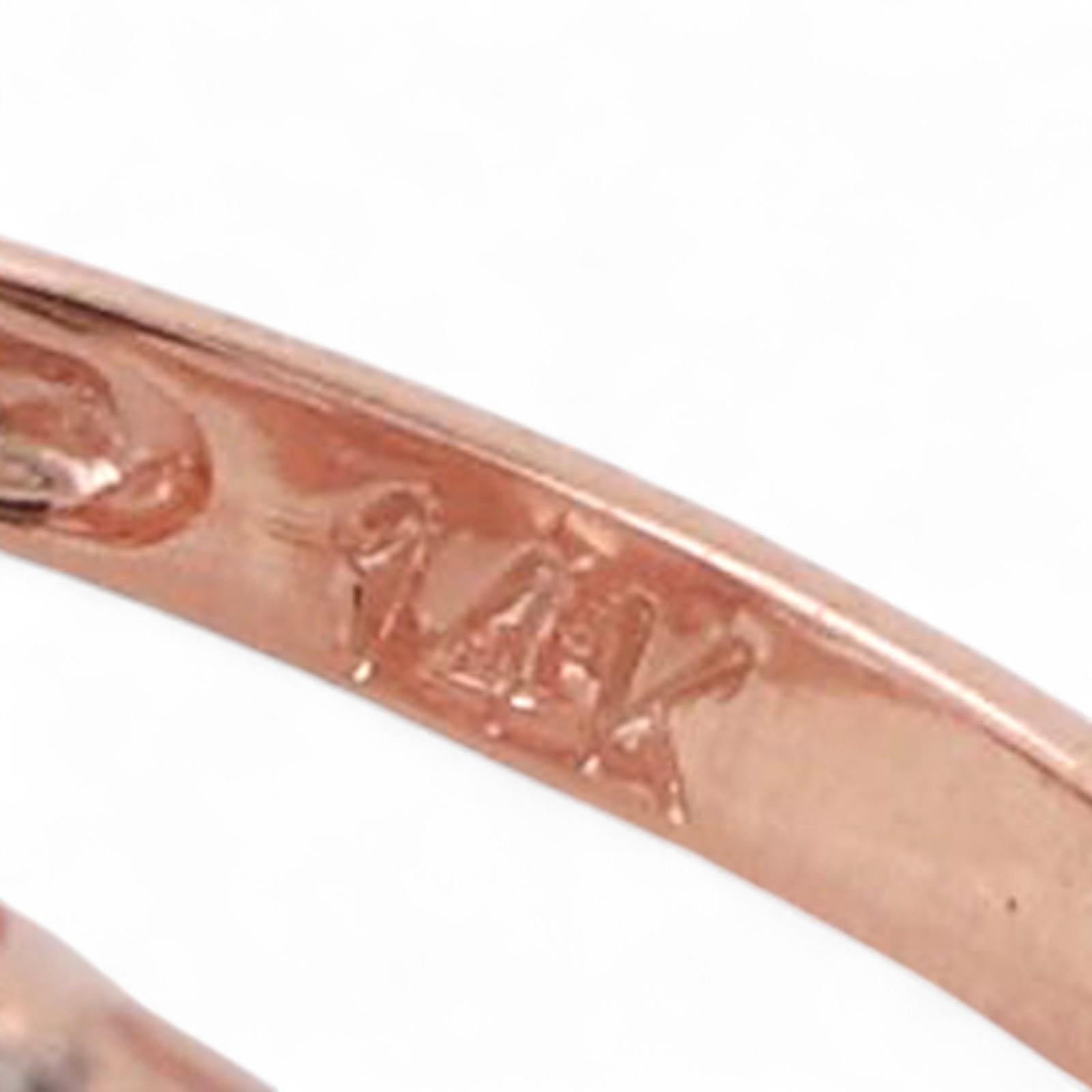EFFY Morganite Halo Diamond Cocktail Ring 3.25 CTW 14K Rose Gold Size 4.75