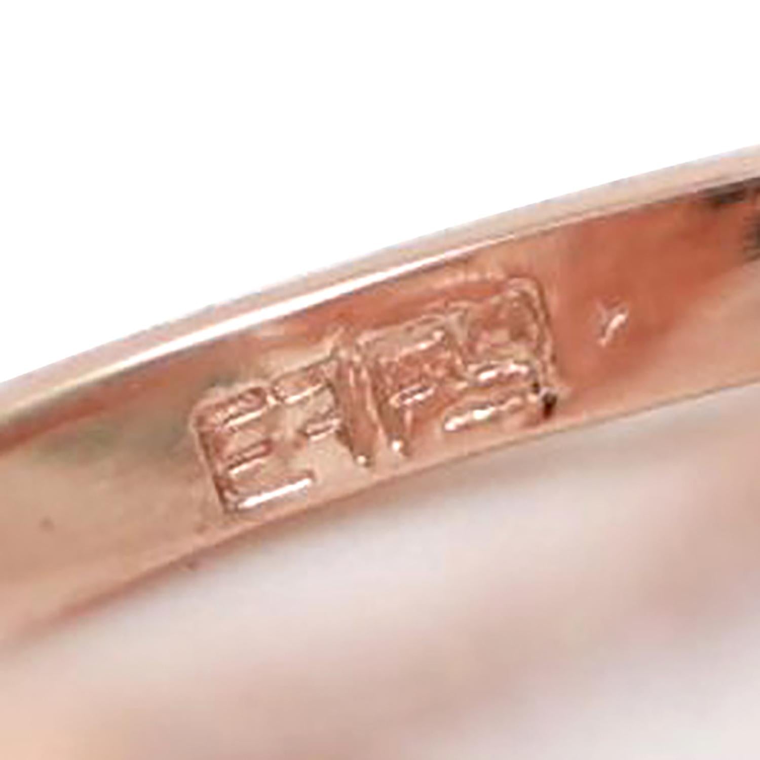 EFFY Morganite Halo Diamond Cocktail Ring 3.25 CTW 14K Rose Gold Size 4.75