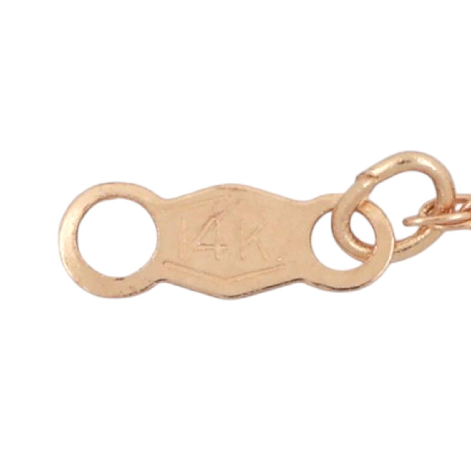 0.25 CT Round Solitaire Diamond Pendant Chain Necklace 14K Yellow Gold 18"