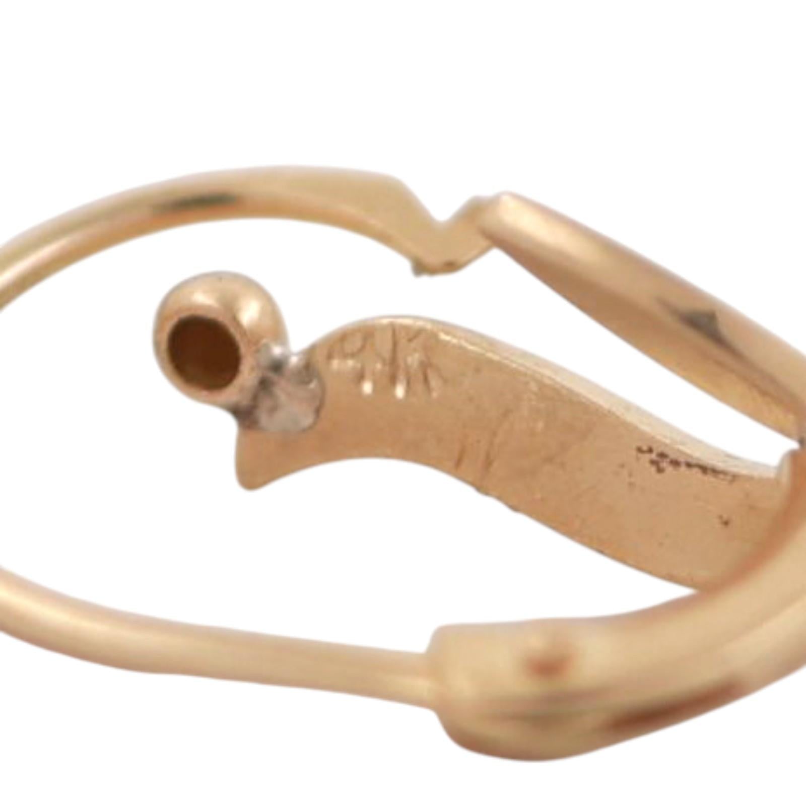 1.00 CTW Pink Spinel Cubic Accent Drop Dangle Earrings 14K Yellow Gold 1.25"