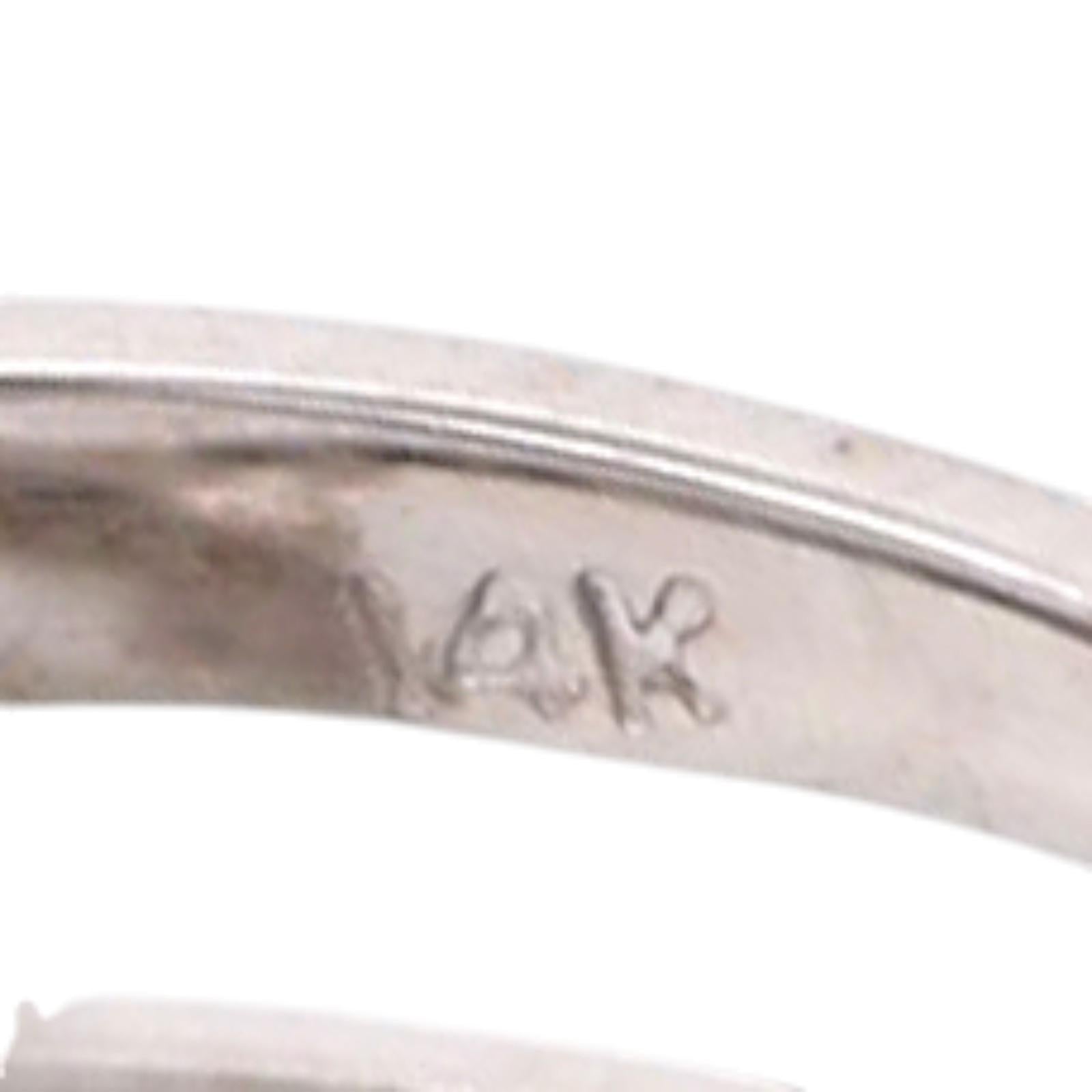 Marquise Solitaire Diamond Engagement Ring With Jacket 14K Gold 2.15 TW Size 6.5