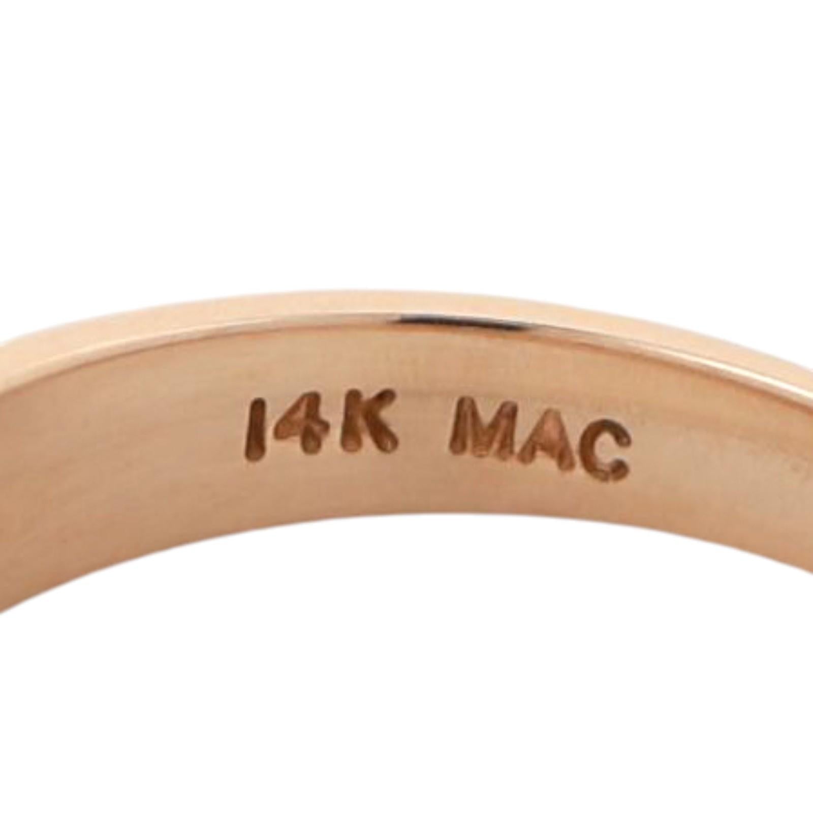 0.50 TW Diamond Half Eternity Band Ring 14K Yellow Gold Size 7.25 Unisex Estate