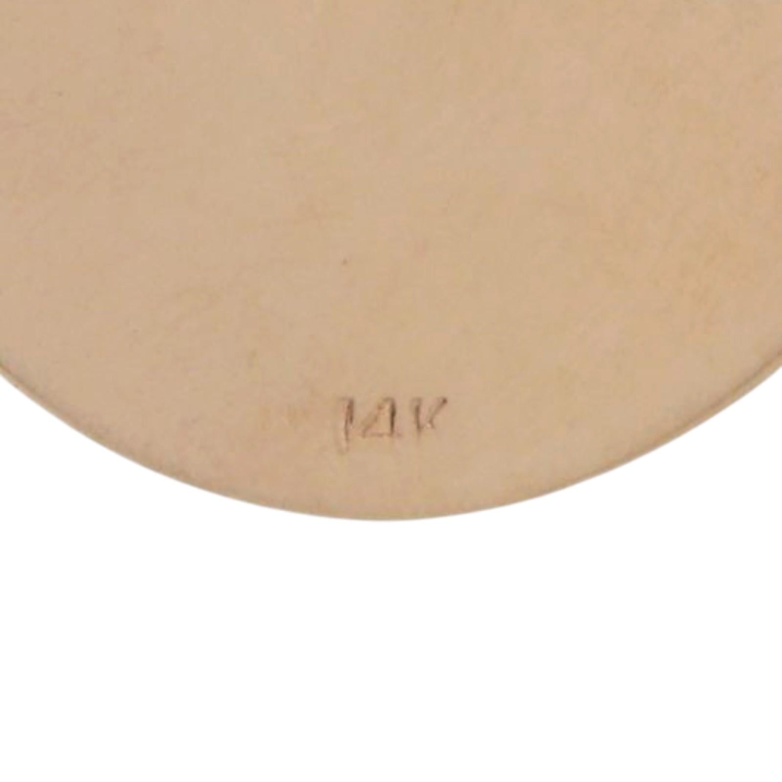 Vintage 0.50 TW Diamond Heart Oval Pendant Charm Two-Tone Gold 1.57" Ladies