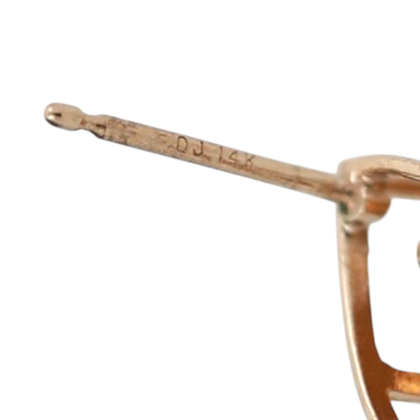 Citrine Gemstone Pendant Earring Set Yellow Gold 2.37 CTW 18.25" Ladies Estate