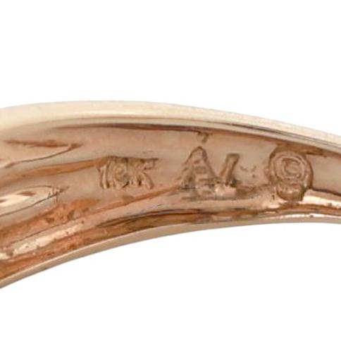 Turquoise Diamond Cocktail Band Ring 10K Gold Size 7.25 Ladies Estate