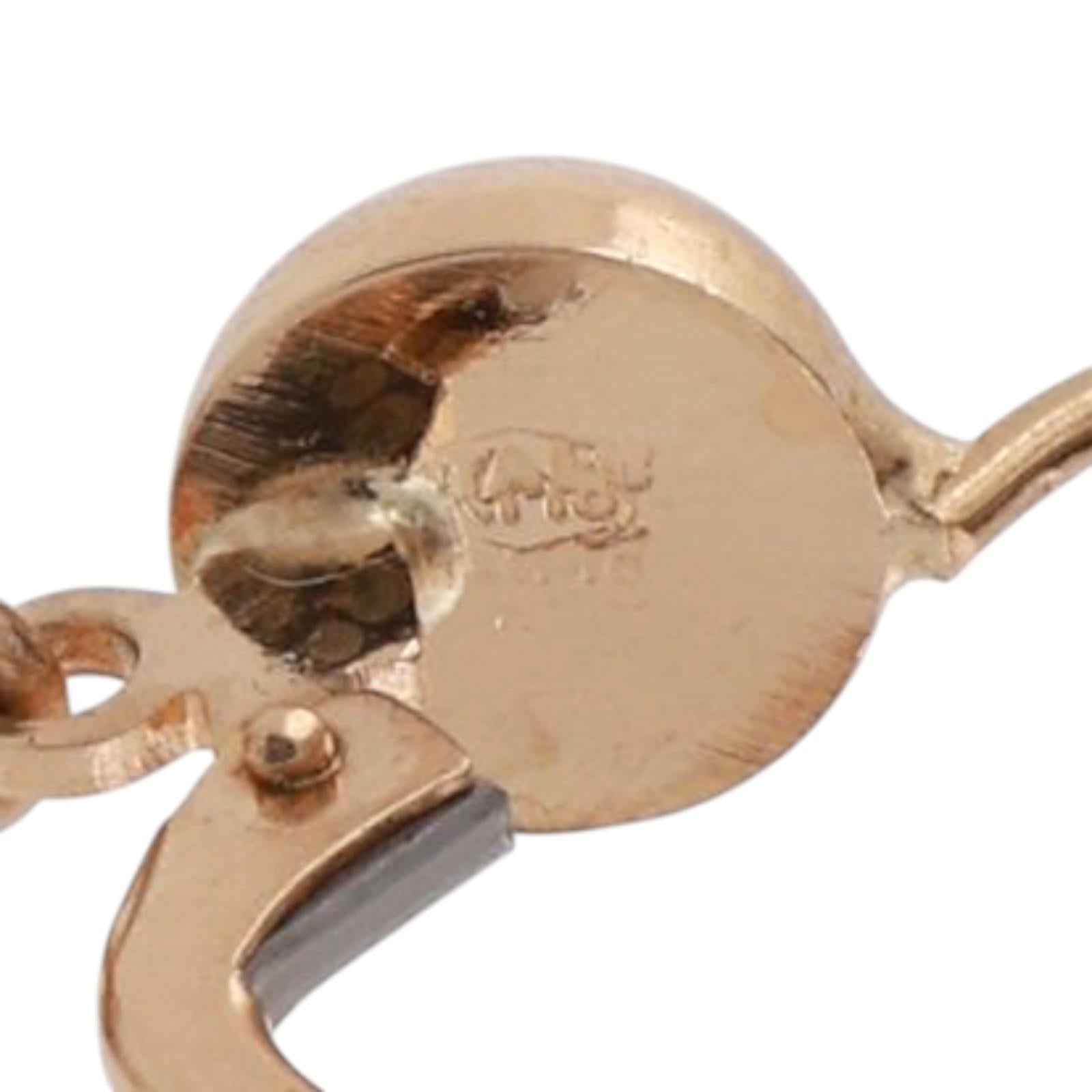 Vintage Blue Stone Drop Dangle Tassel Earrings 18K Yellow Gold 1.69" Ladies