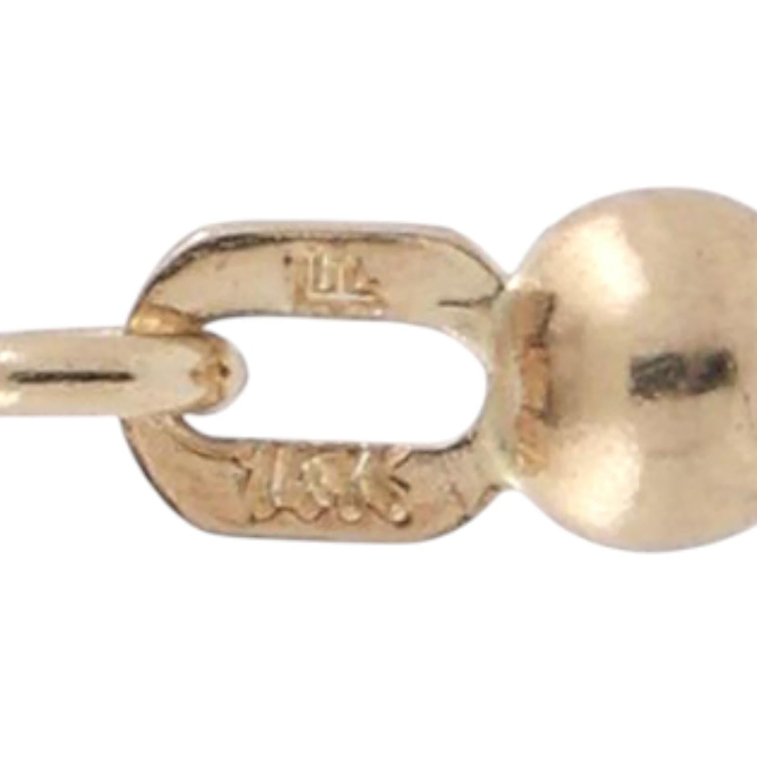 Greek Key Pendant Charm Snake Link Chain Necklace 14K Two-Tone Gold 17.25"