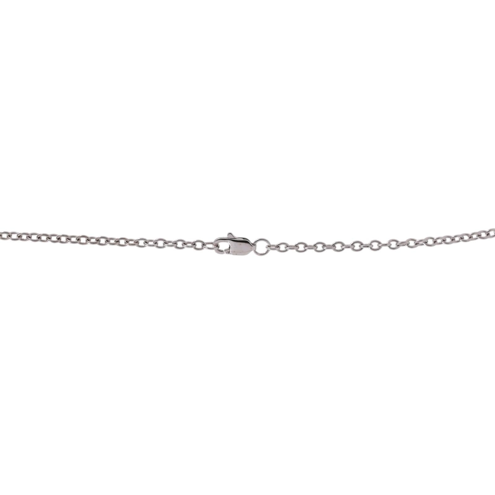 1.61 TW Black White Diamond Round Filigree Pendant Chain Necklace 14K Gold 16"