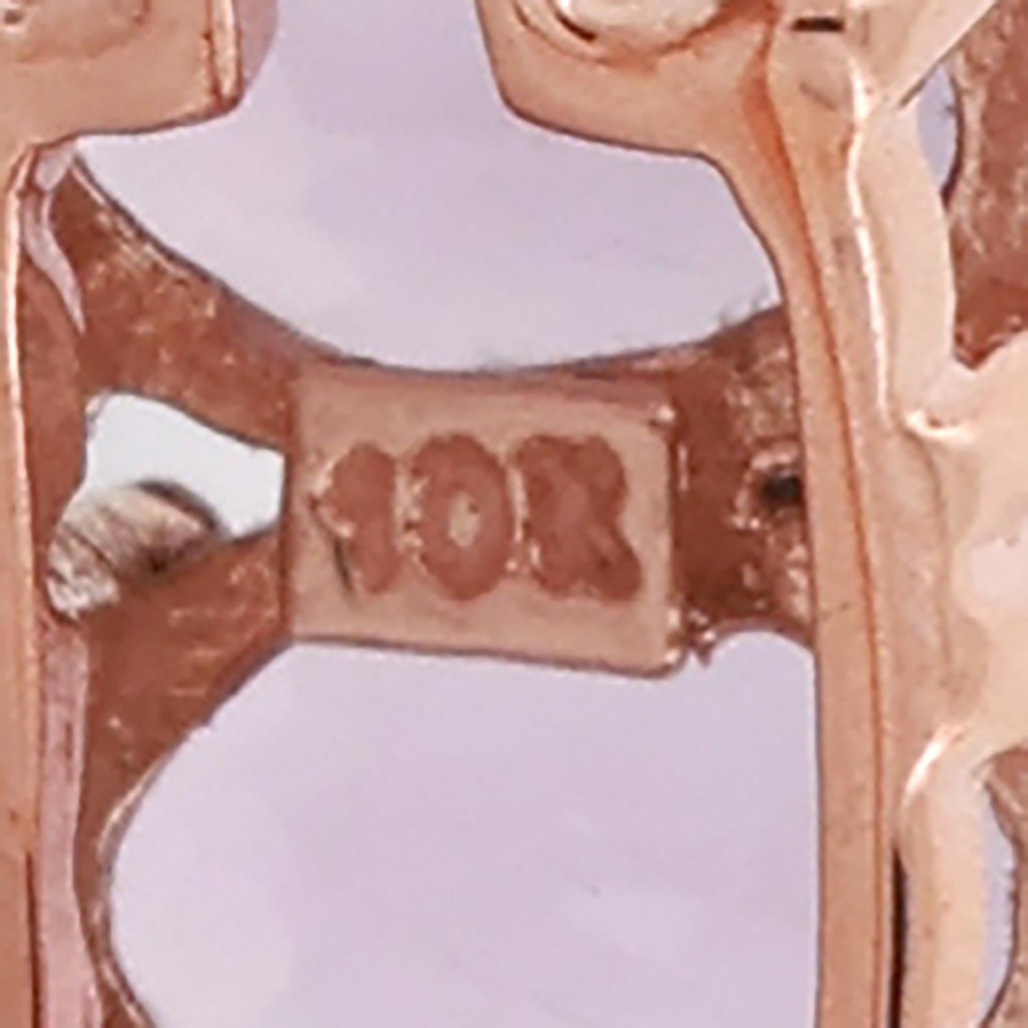 3-Stone Spinel Cocktail Ring 10K Rose Gold 1.50 CTW Size 7.25 Ladies Estate