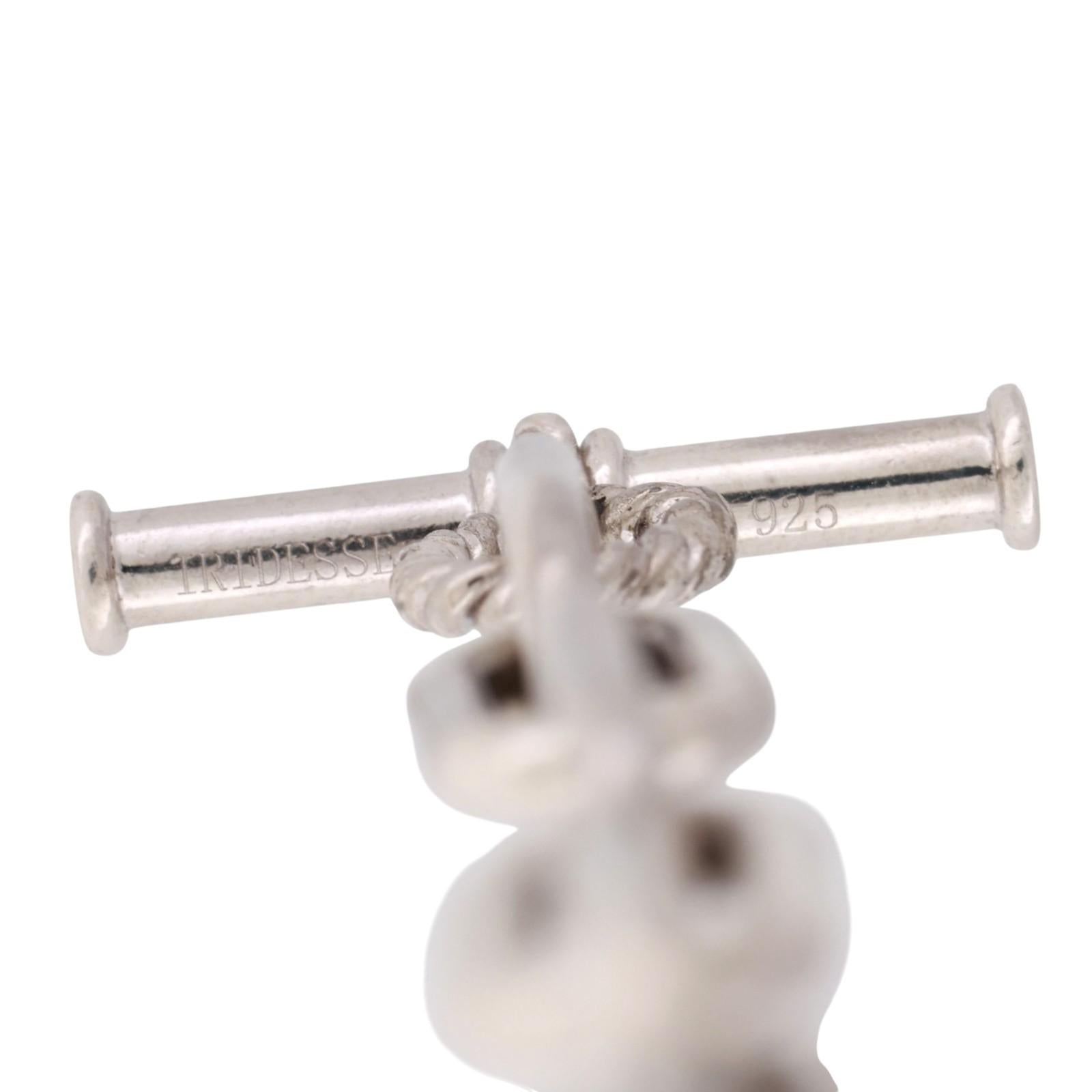 Iridessa Freshwater Pearl Necklace 18K Yellow Gold Sterling Silver 35" Ladies