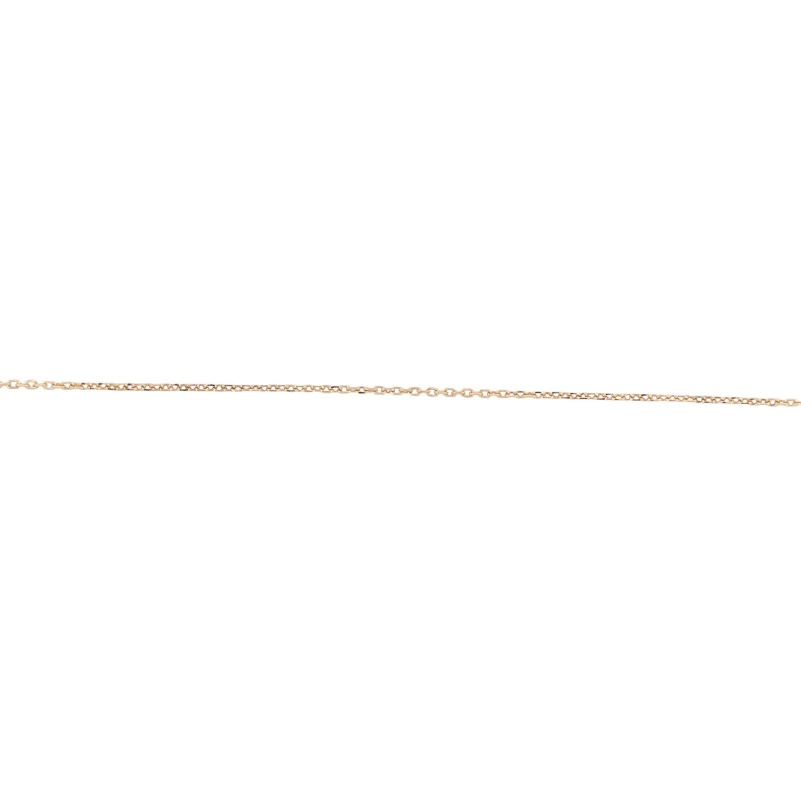 Jane Seymour Open Hearts Diamond Pendant Chain Necklace 14K Gold 19.5"-21.75"