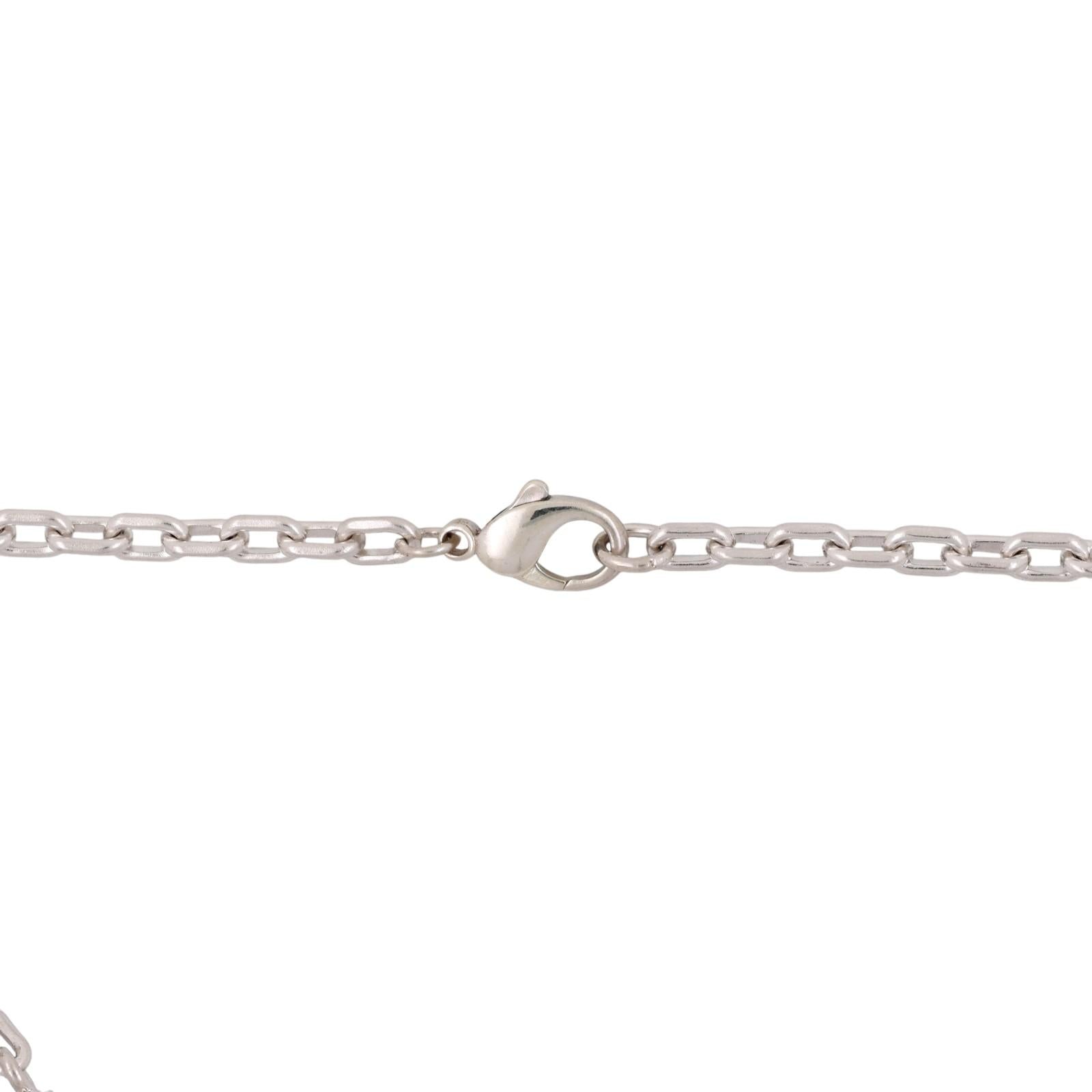 SAINT BY SARAH JANE 18K Yellow Gold Sterling Silver Bee Dangle Necklace 18.5"