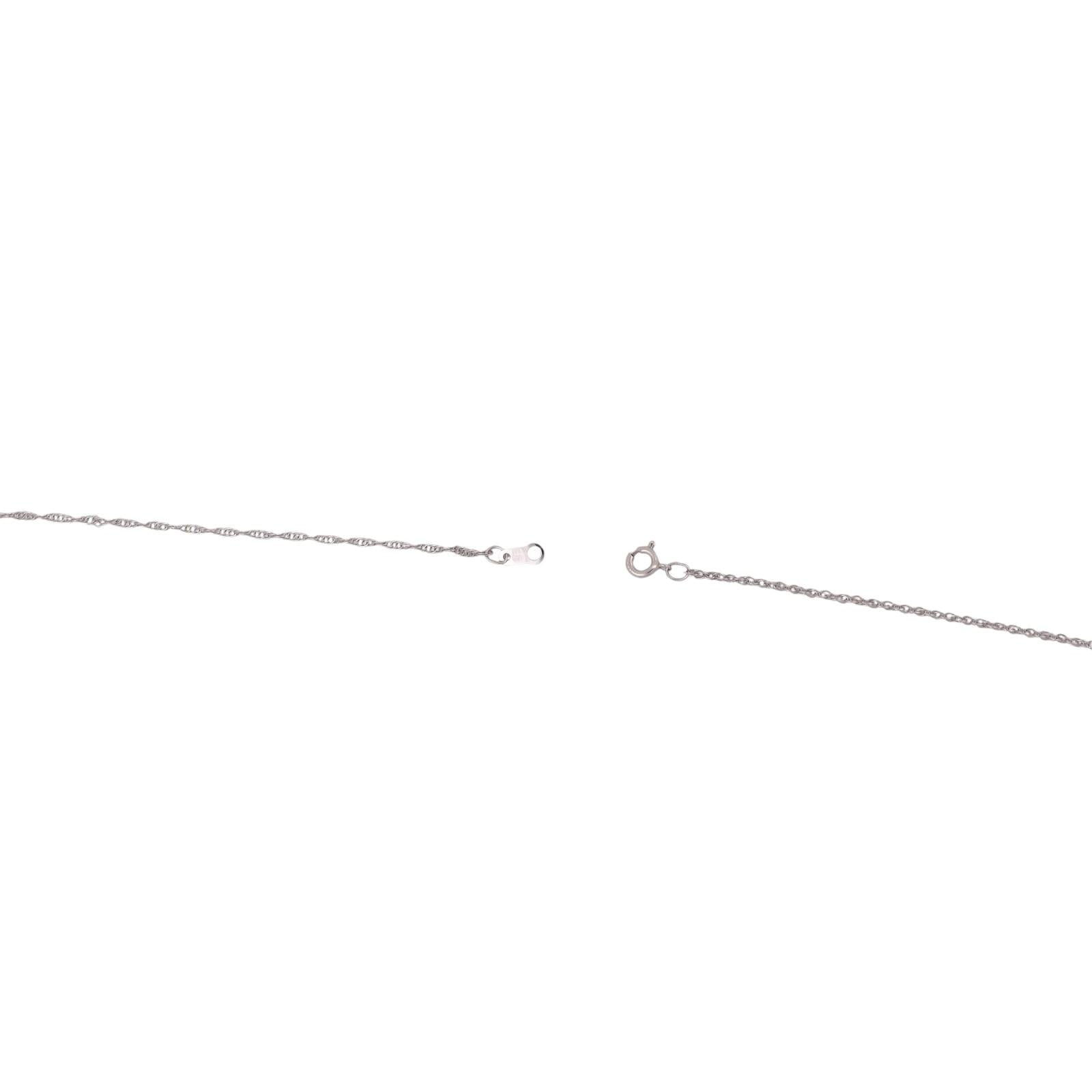 Diamond Open Heart Pendant Cable Chain Necklace 14K Gold 0.50 TW 16" Ladies