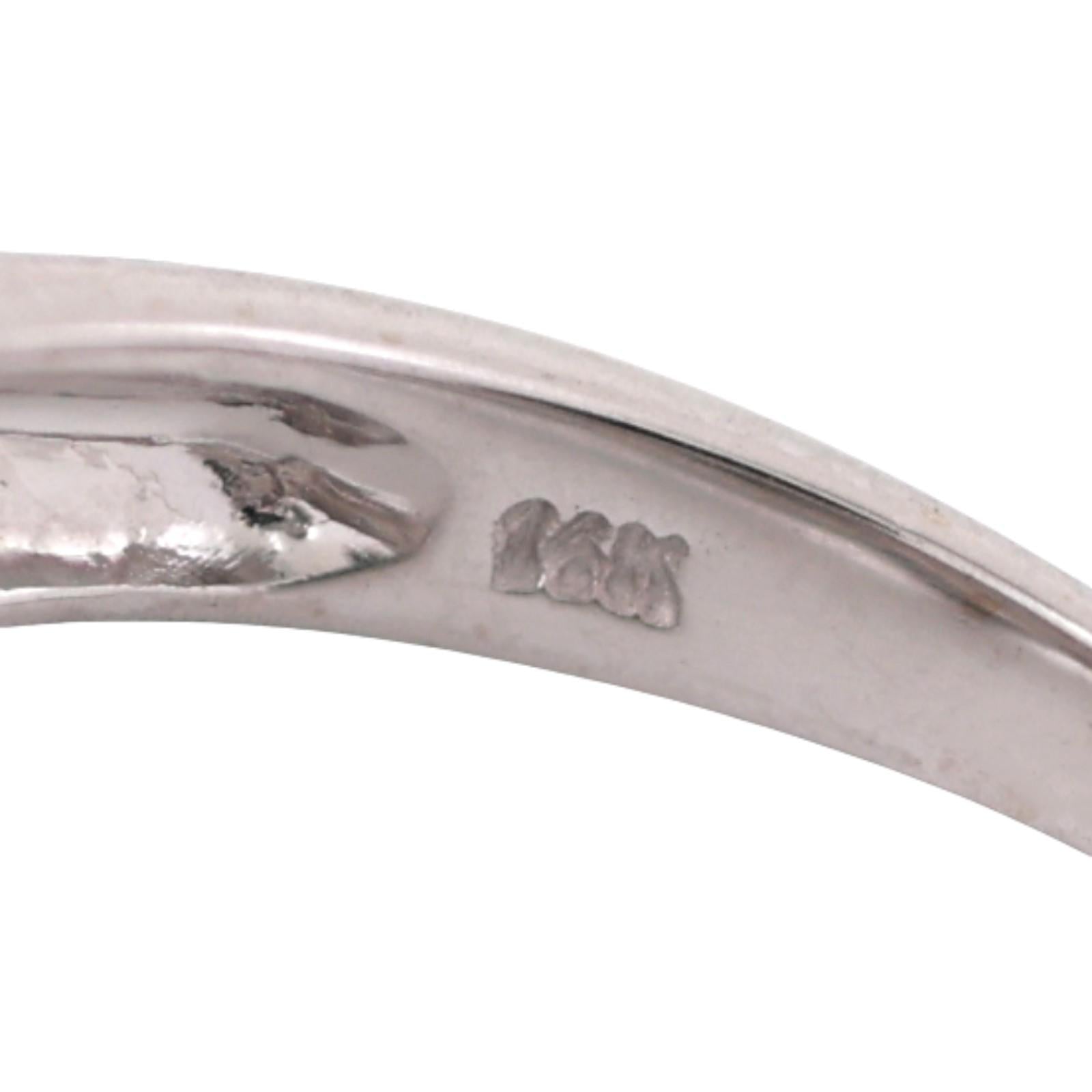 EFFY Bita Diamond Cluster Ring 0.75 TW 14K White Gold Size 5.75 Ladies Estate