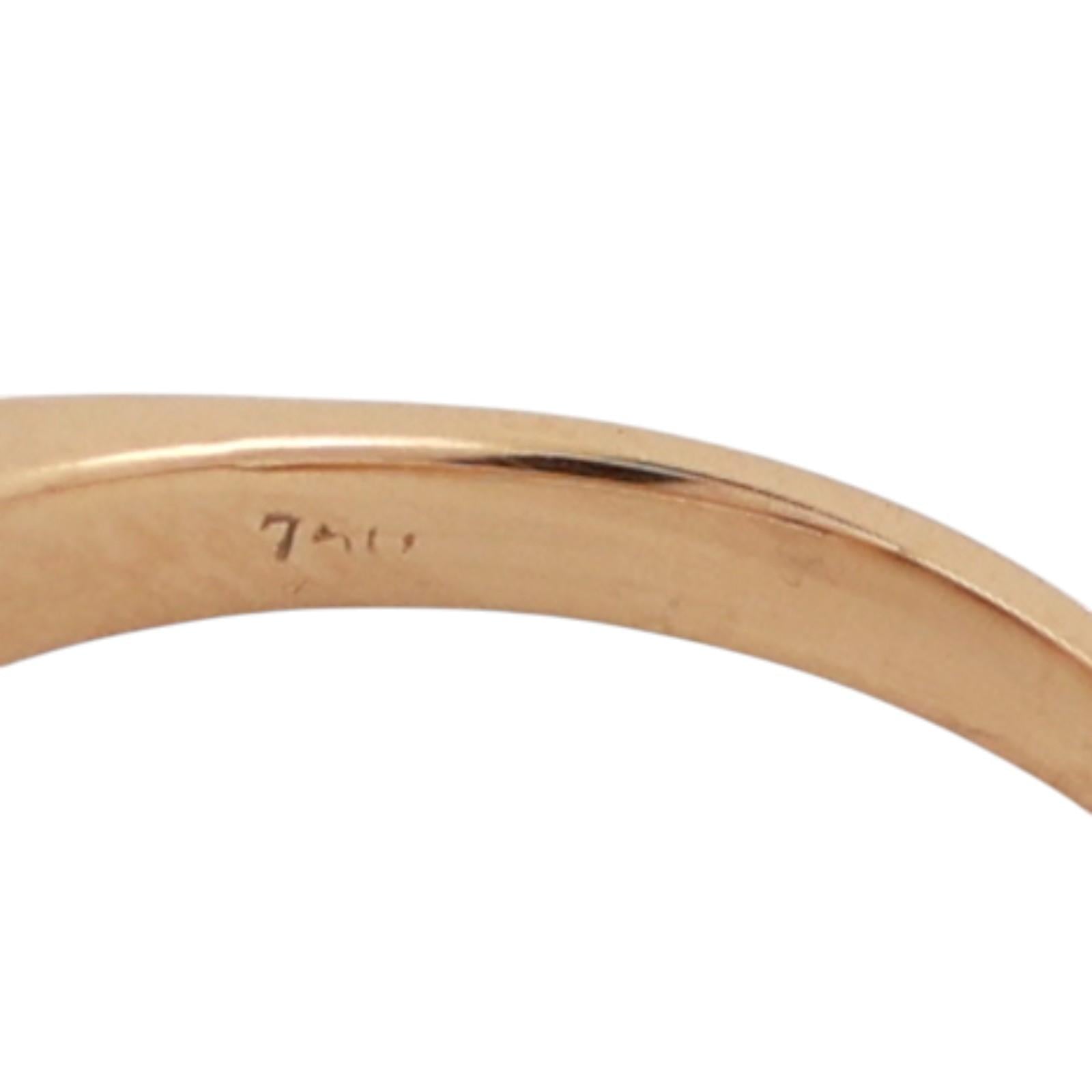 Princess Cut Cabochon Sapphire Accent Diamond Dome Ring 18K Gold 0.77 CTW Size 6