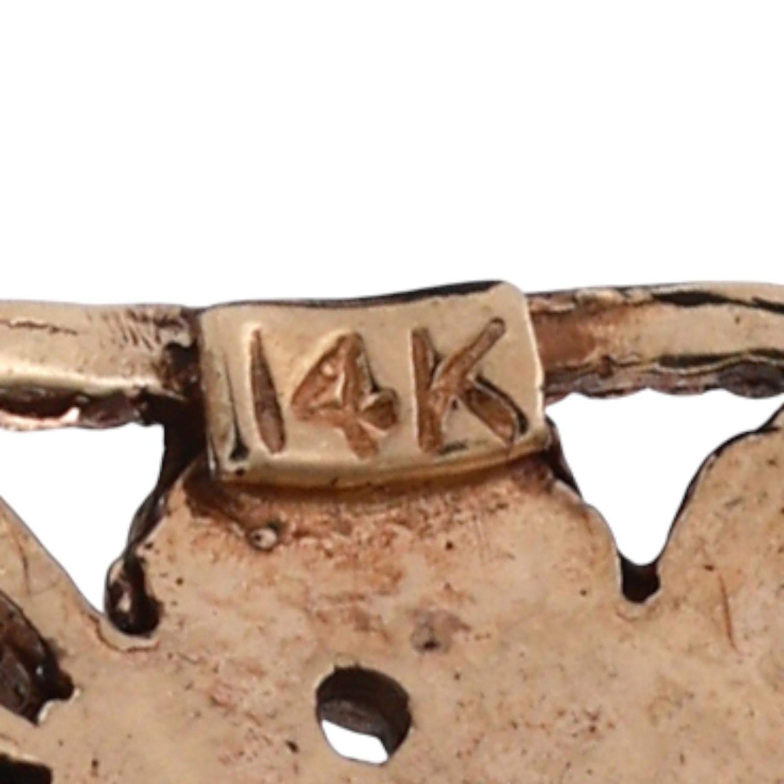 Vintage Opal Heart Drop Pendant Filigree Yellow Gold Rope Design 1.55" Ladies