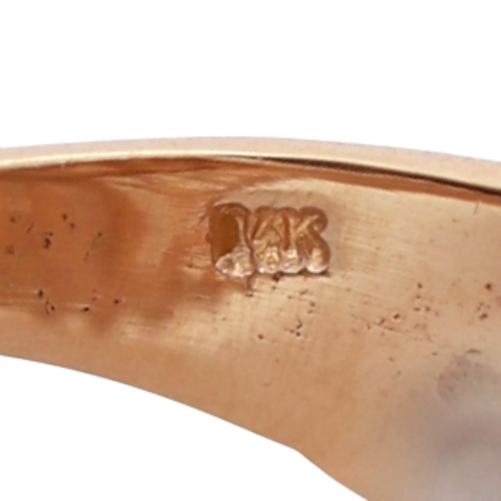 Indian Head Statement Ring Yellow Gold Diamond and Ruby Accents Size 12.75