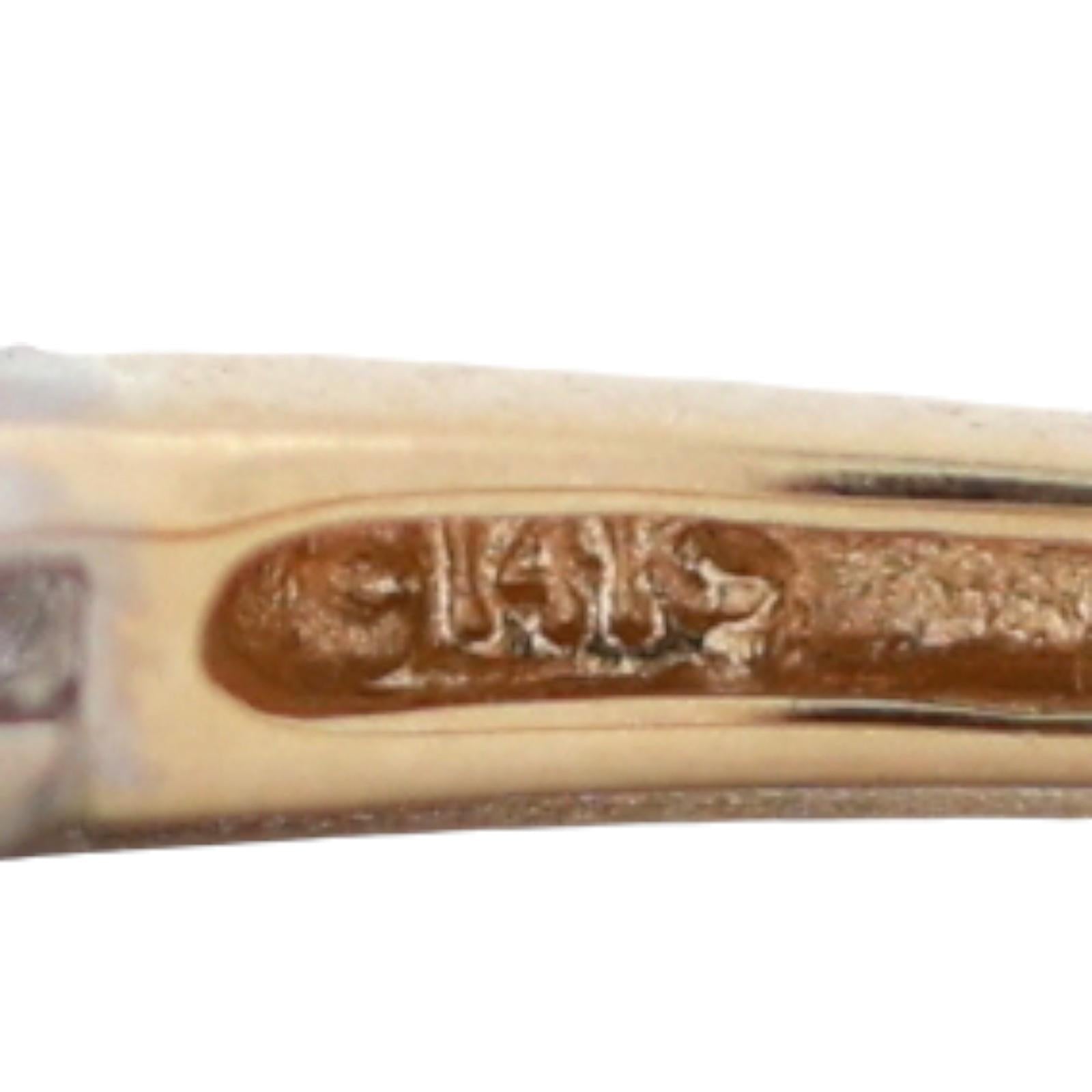 0.50 TW Diamond Half Eternity Band Ring 14K Gold Wedding Anniversary Size 7