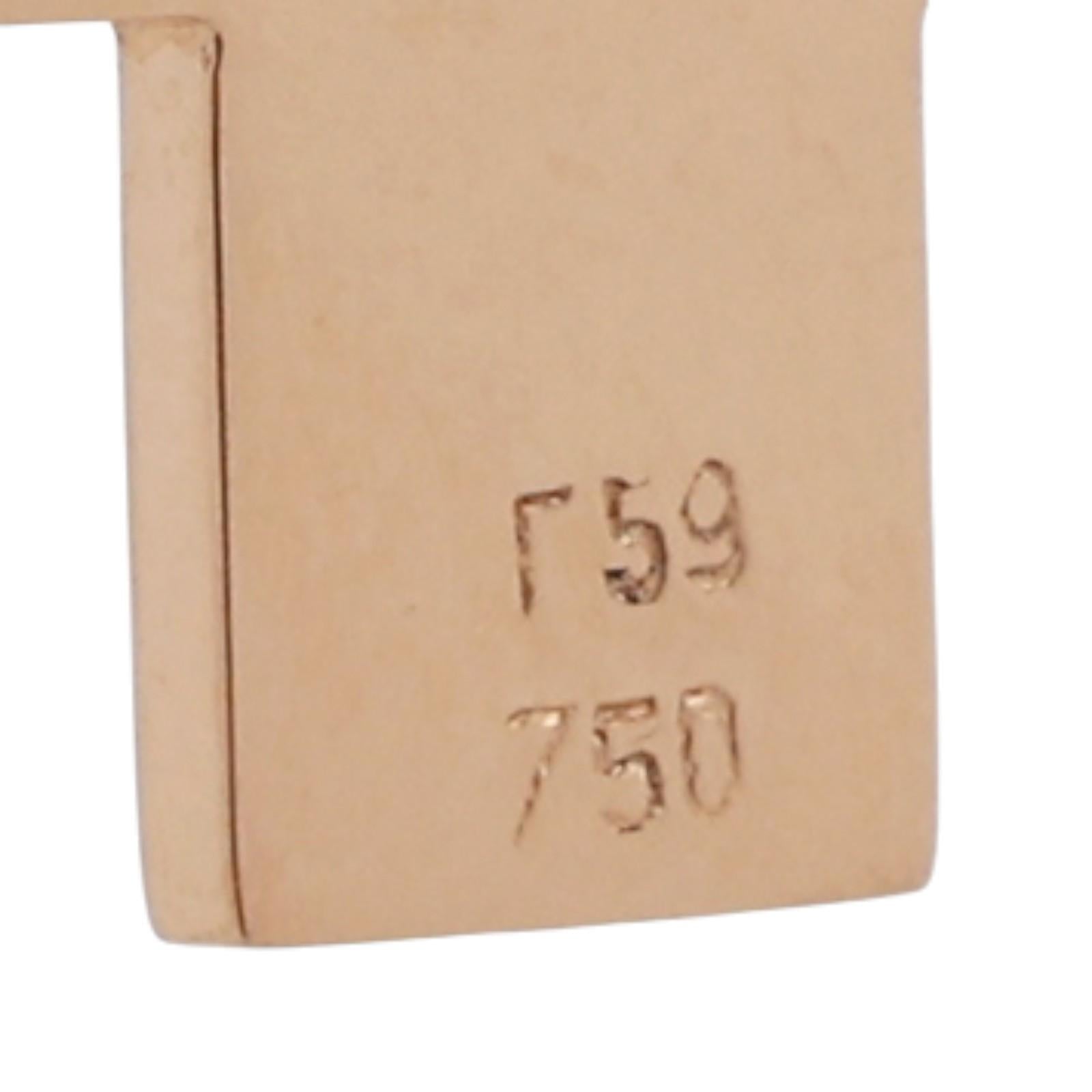 0.12 CT Accent Diamond Cross Pendant 18K Yellow Gold 1.18" Religious Estate