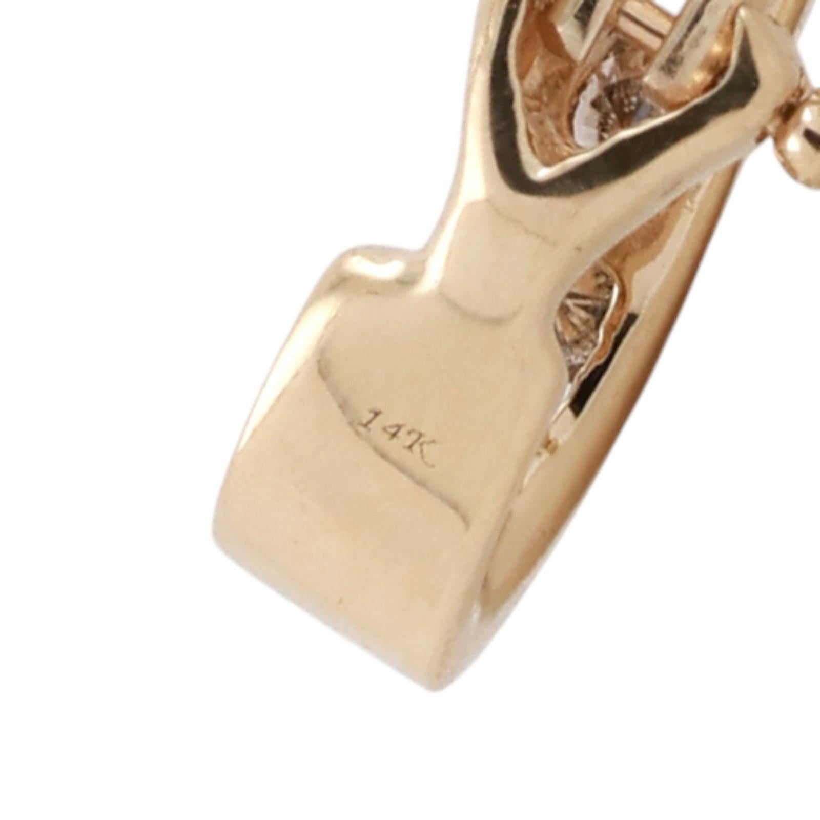 1.00ctw Diamond Hoop Earrings 14K Yellow Gold Channel Set Huggie Omega Back