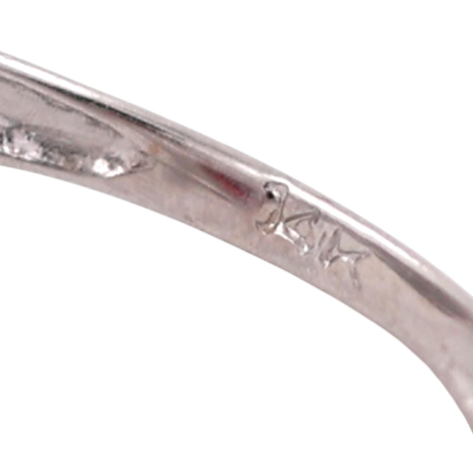 Final Layaway For Catherine-Ruby Diamond Bypass Ring 14K White Gold 2.45 CTW