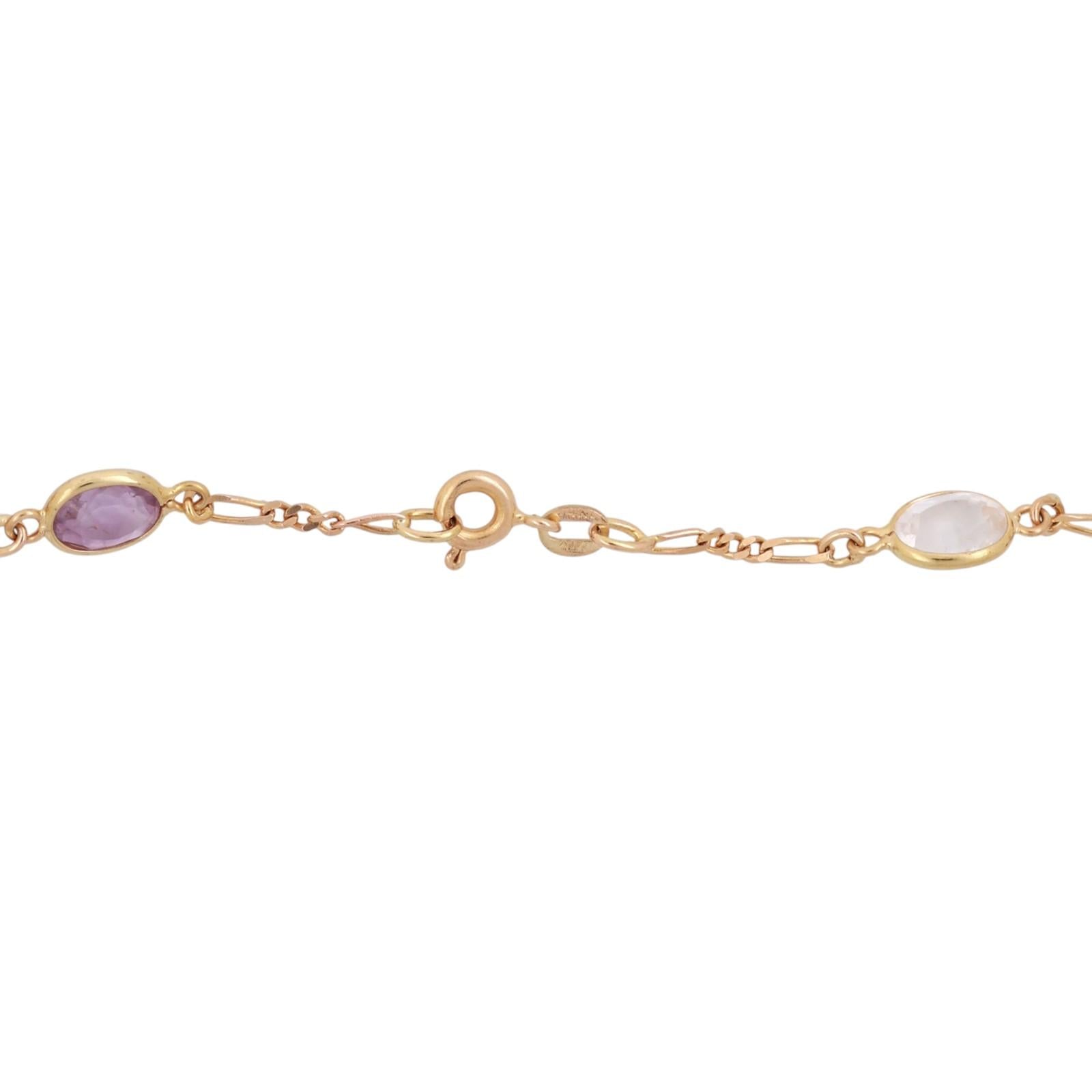 Multi-Gemstone 3-Layer Chain Necklaces 14K Yellow Gold 19.36 CTW 18.25"-35"