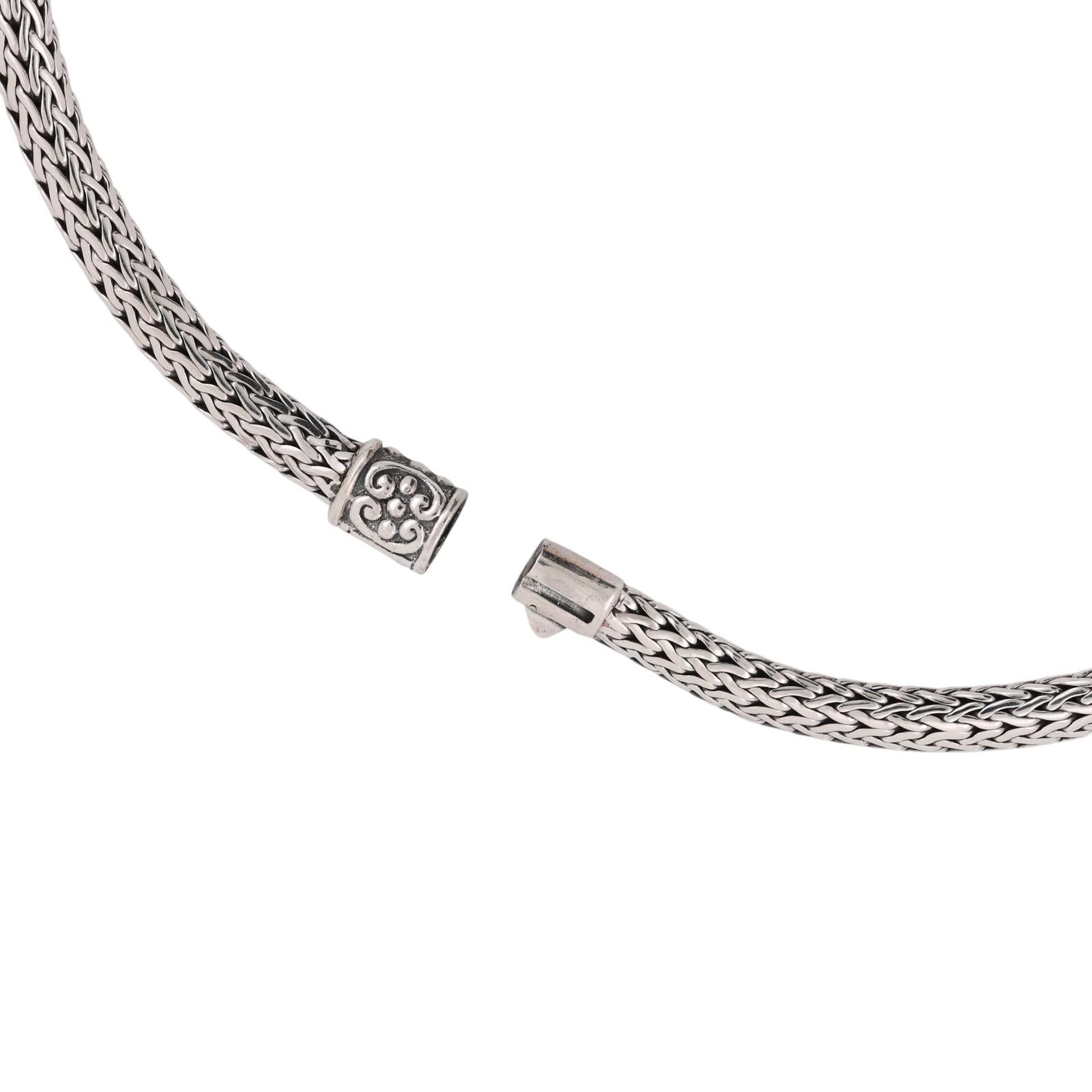 Blue Topaz Peridot Sterling Silver Wheat Chain Necklace 4.22 CTW 18.5"