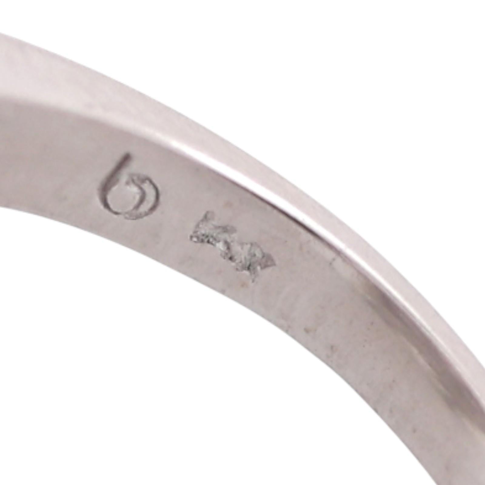 1.50 TW Diamond Floral Cocktail Ring 14K White Gold Size 7.25 Ladies Estate