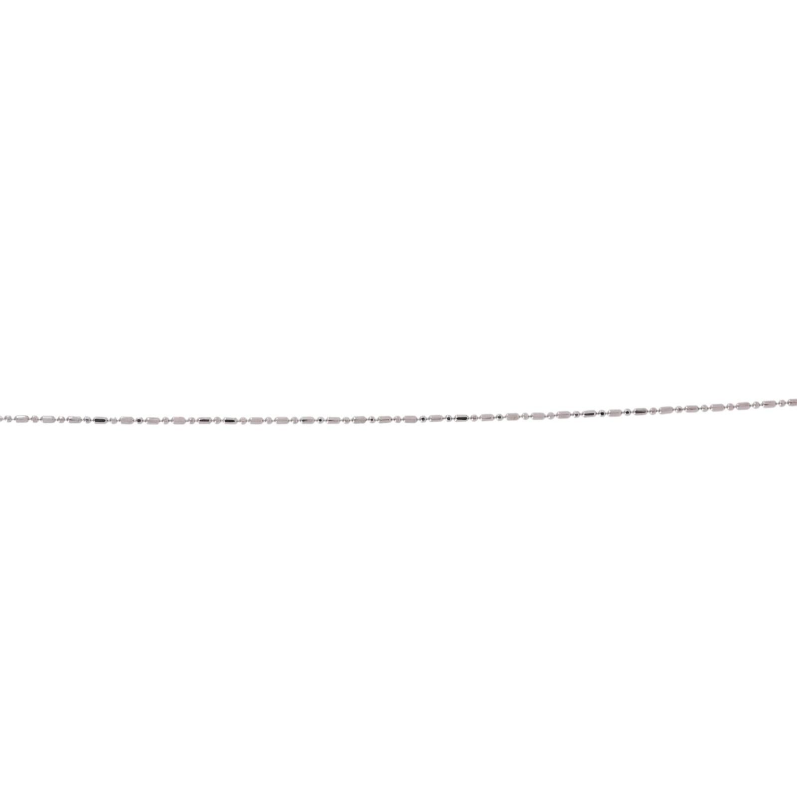 Jadeite Diamond Pendant Chain Necklace 14K White Gold 18" Ladies Estate